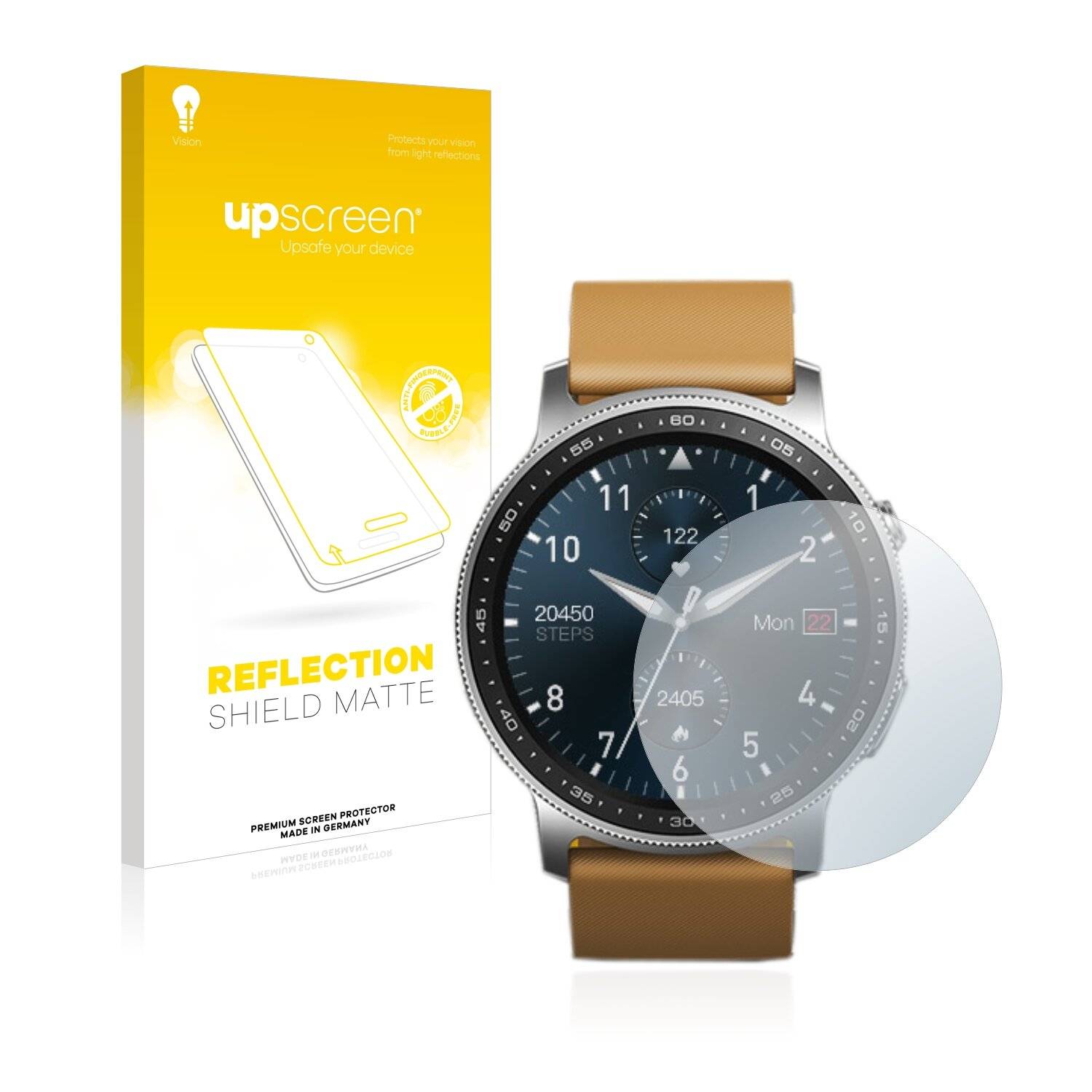 upscreen Reflection Shield Matte Premium Displayschutzfolie für Zeblaze GTR