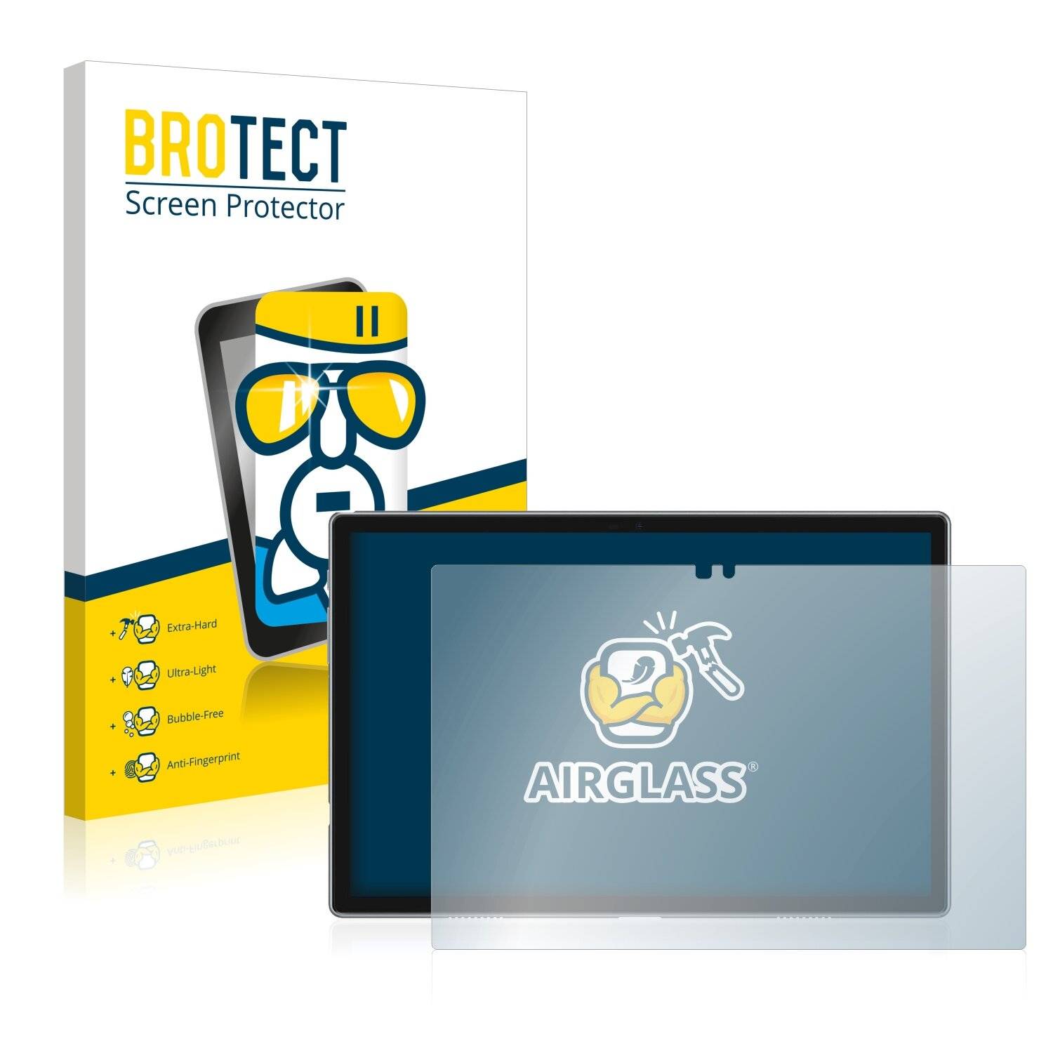 BROTECT AirGlass Schutzglas Folie für Ulefone Tab