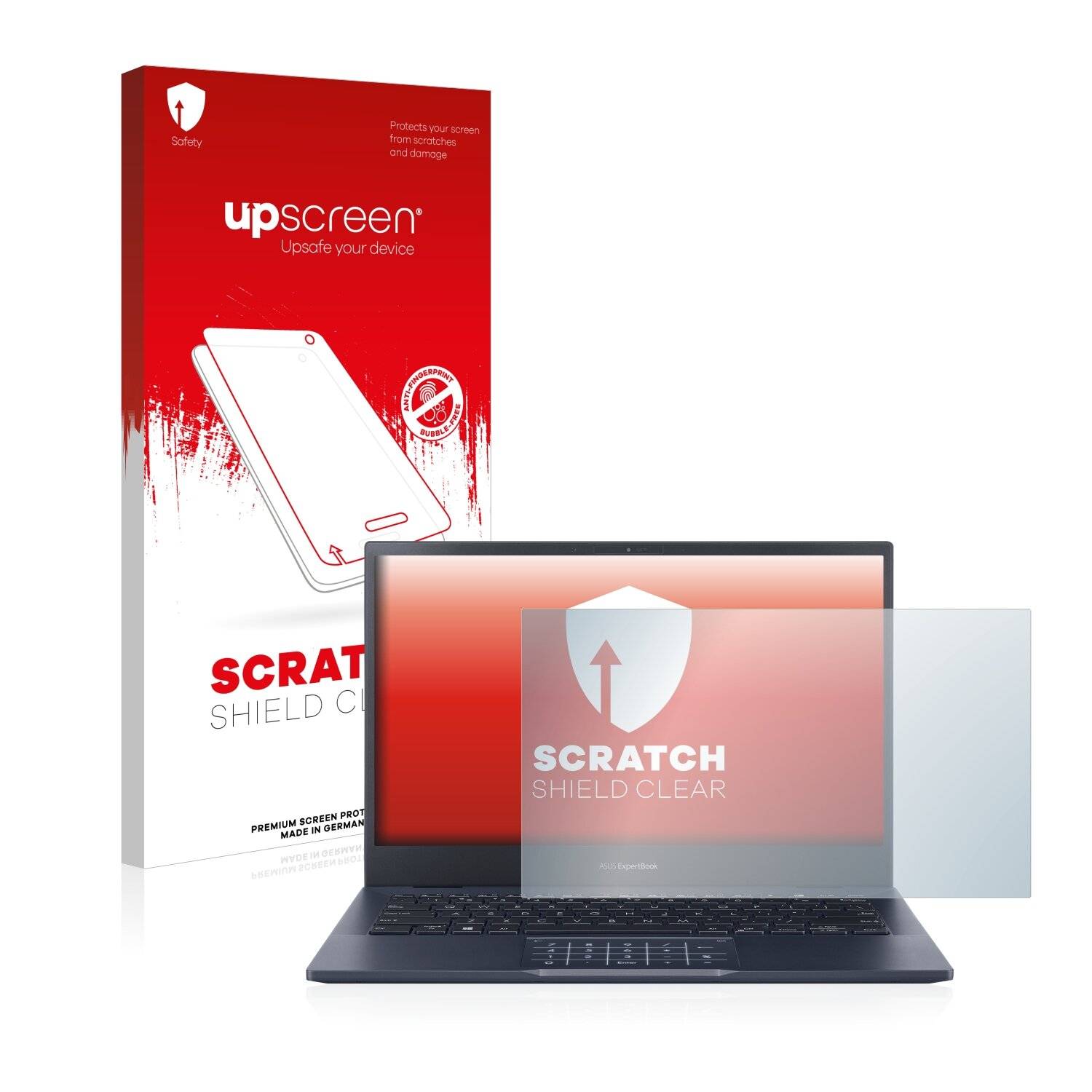 upscreen Scratch Shield Clear Premium Displayschutzfolie für Asus ExpertBook B5