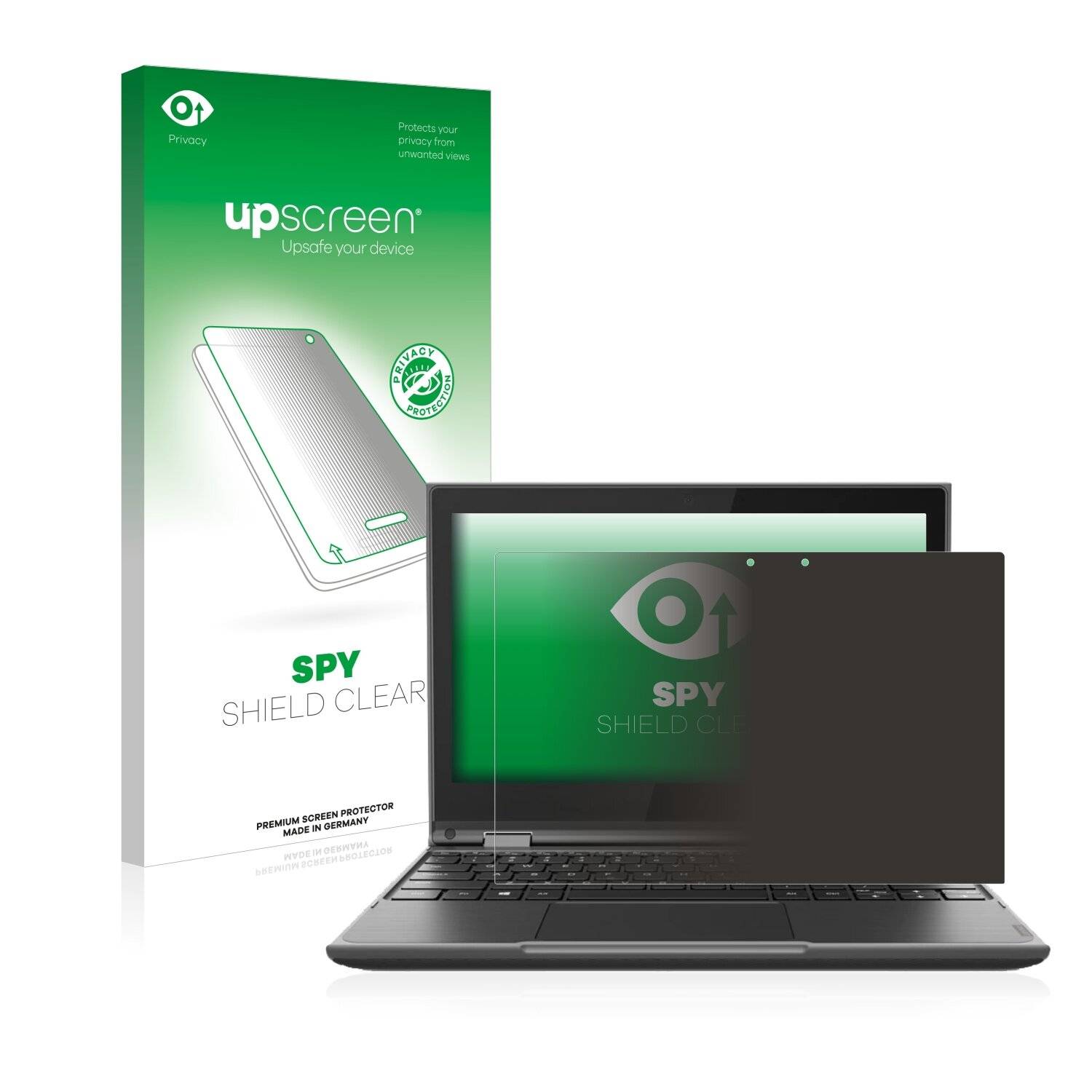 upscreen Spy Shield Clear Premium Blickschutzfolie für Lenovo
