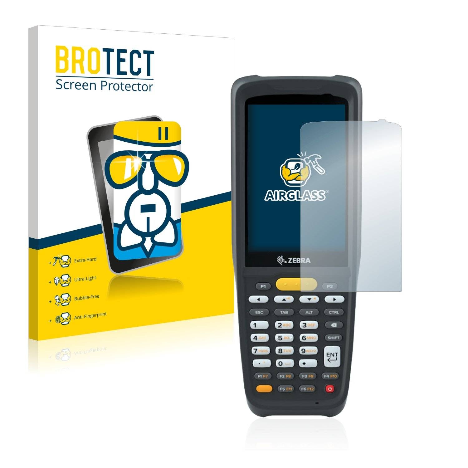 BROTECT AirGlass Schutzglas Folie für Zebra