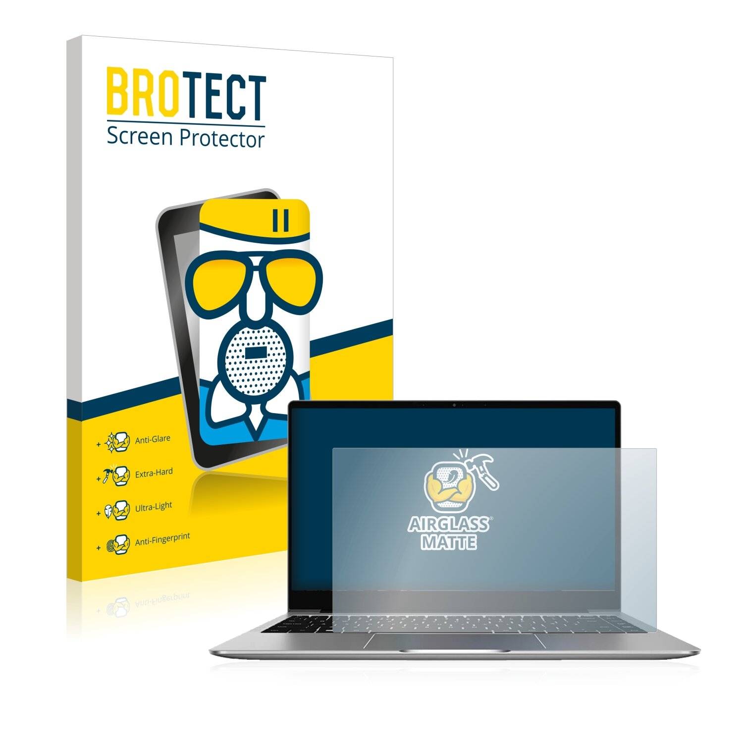 BROTECT AirGlass Matte Schutzglas Folie für Blackview Acebook 1