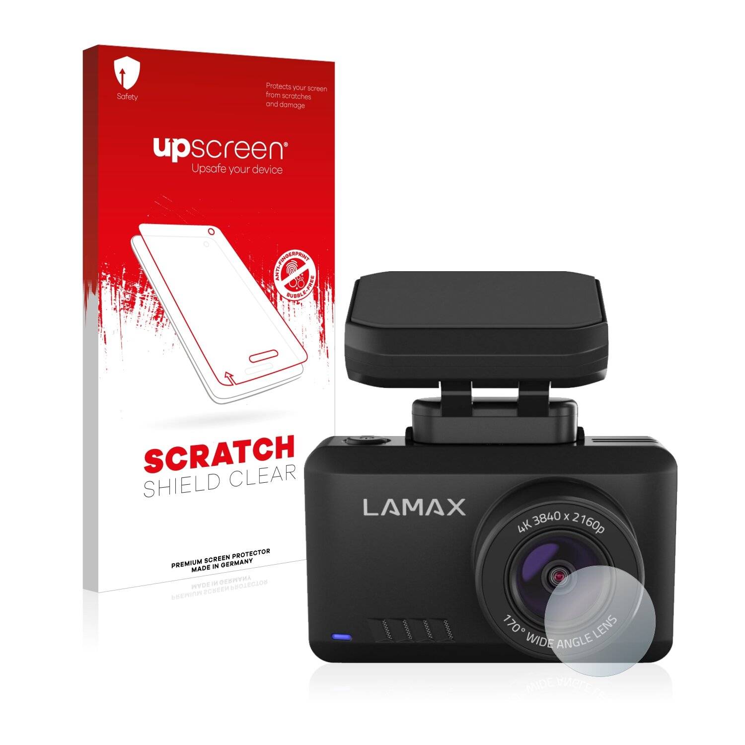 upscreen Scratch Shield Clear Premium Displayschutzfolie für Lamax T10 Linse