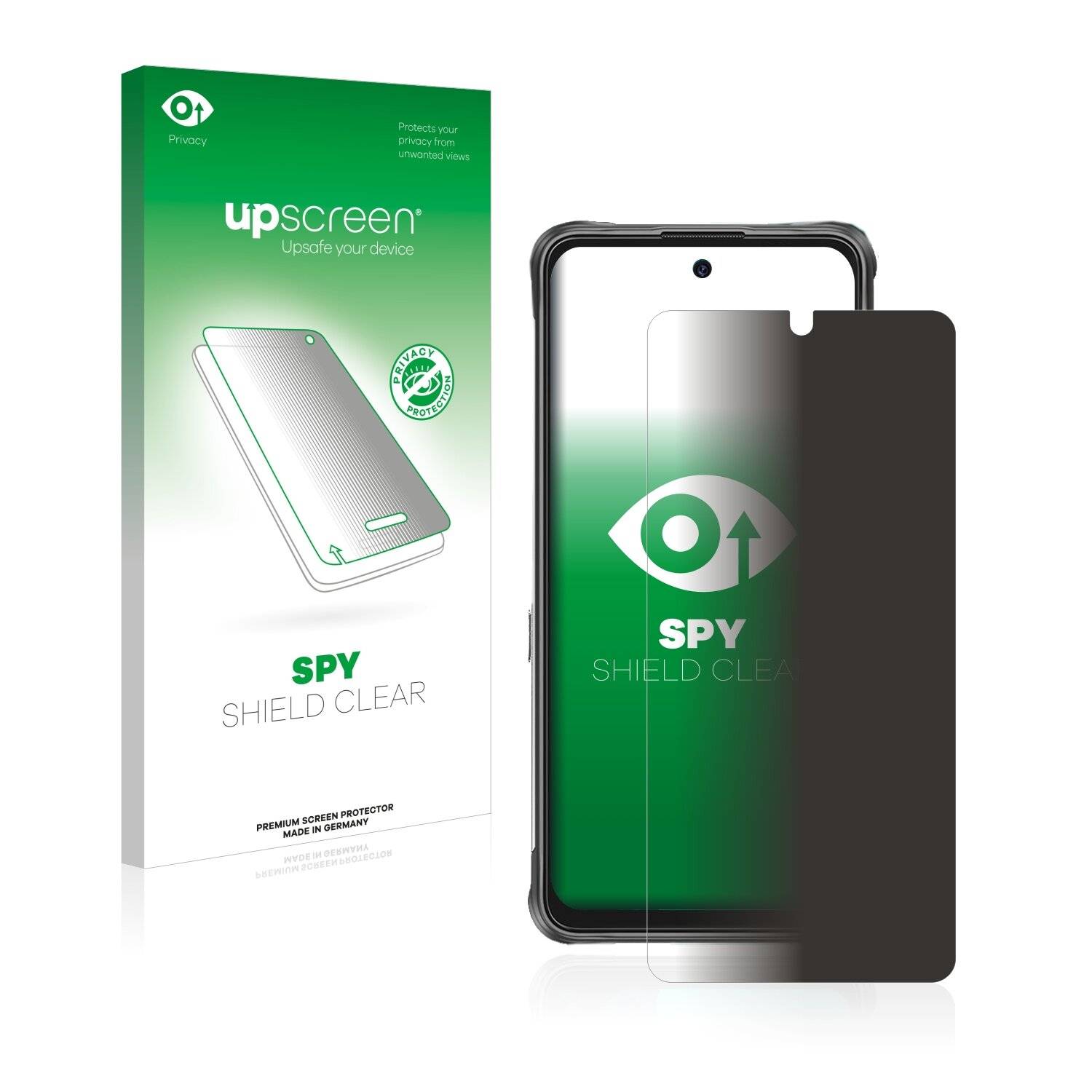 upscreen Spy Shield Clear Premium Blickschutzfolie für Umidigi Bison