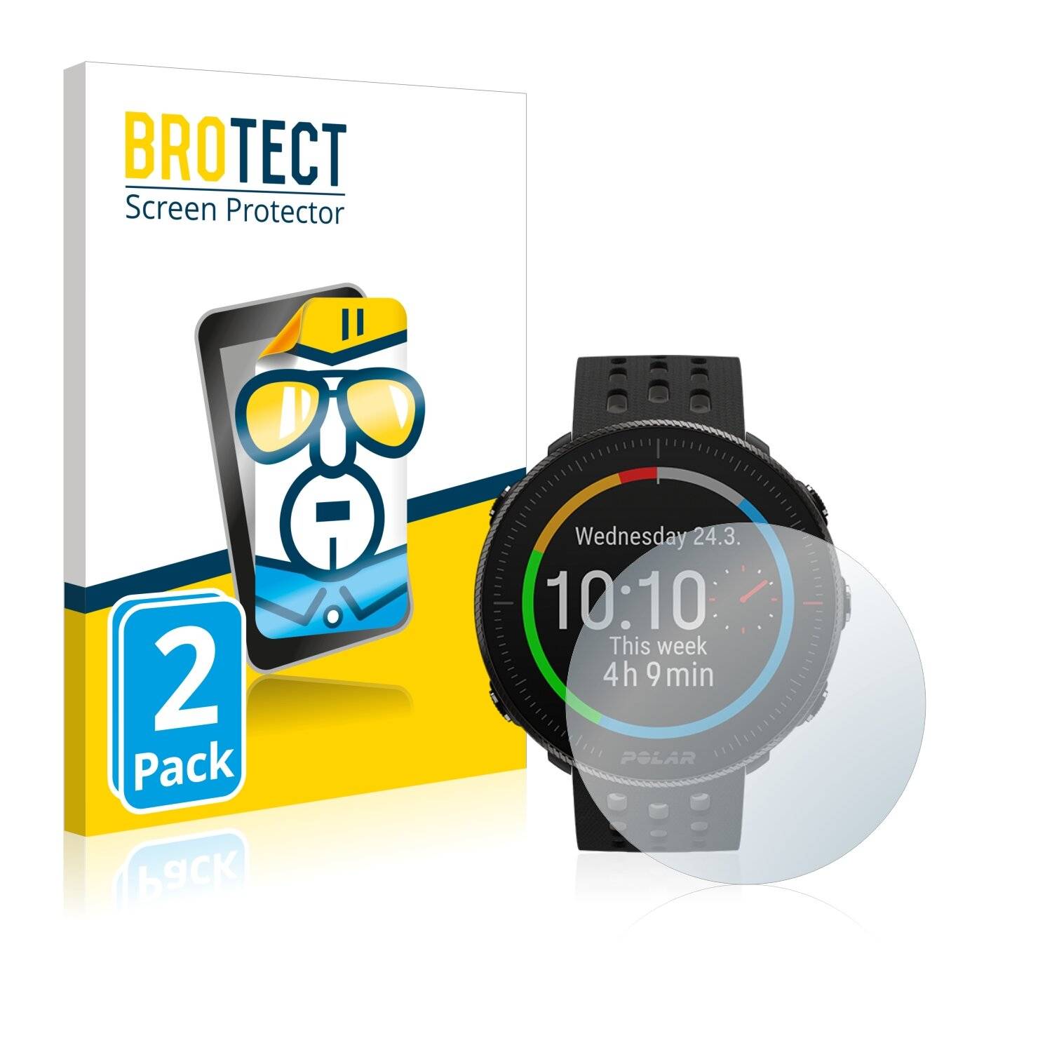 2x BROTECT HD-Clear Displayschutzfolie für Polar Vantage