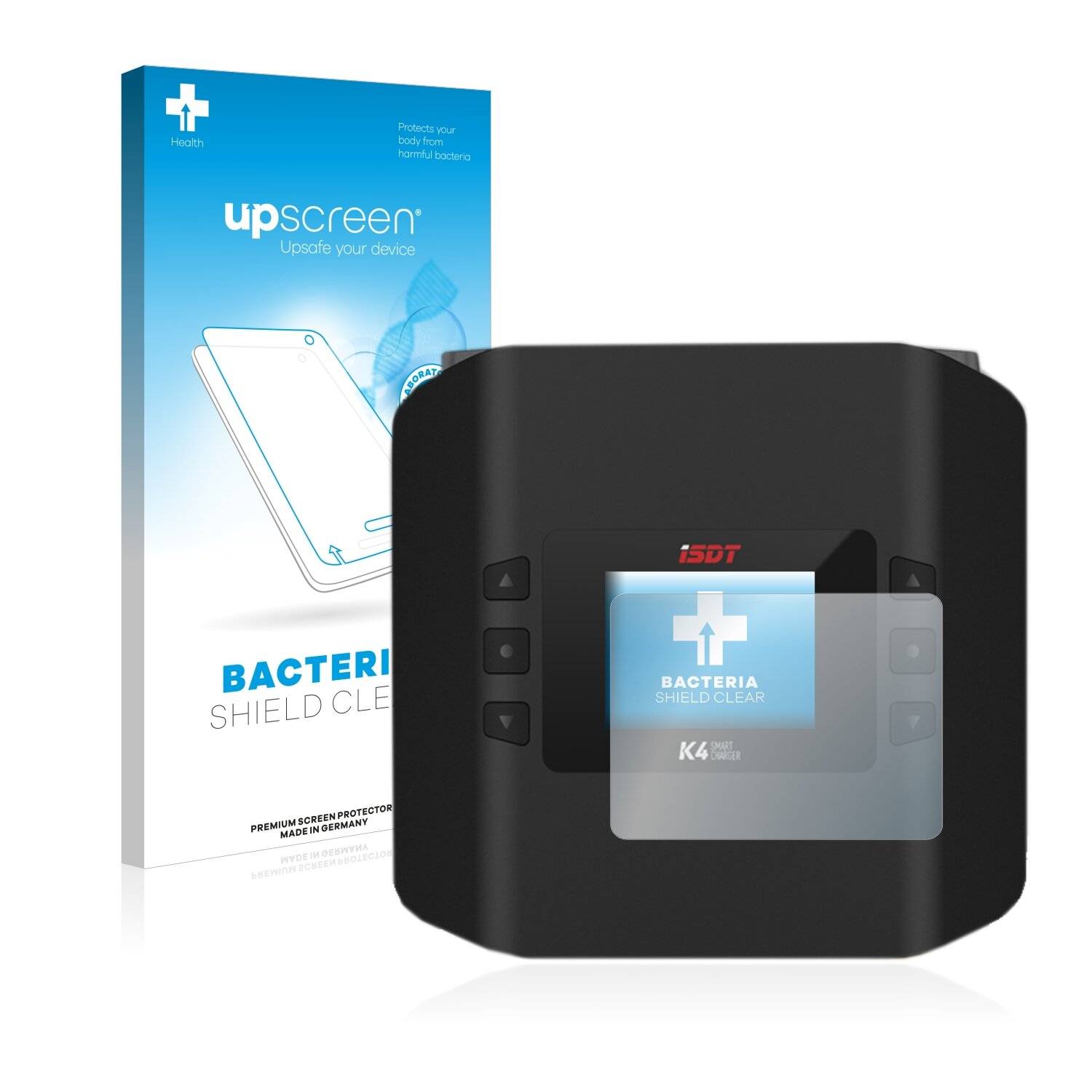 upscreen Bacteria Shield Clear Premium Antibakterielle Displayschutzfolie für ISDT Smart Duo