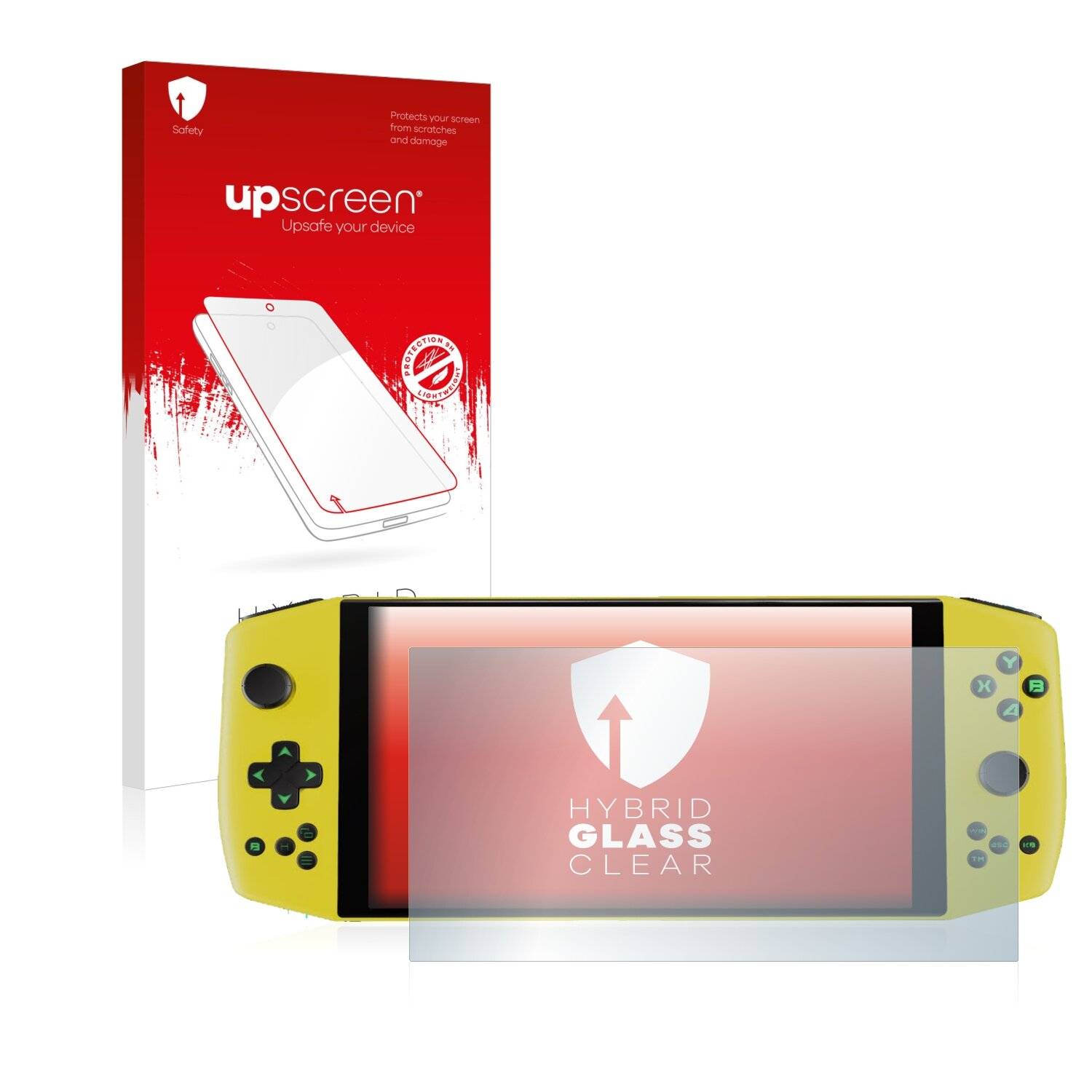 upscreen Hybrid Glass Clear Premium Schutzglas Folie für Ayaneo Handheld