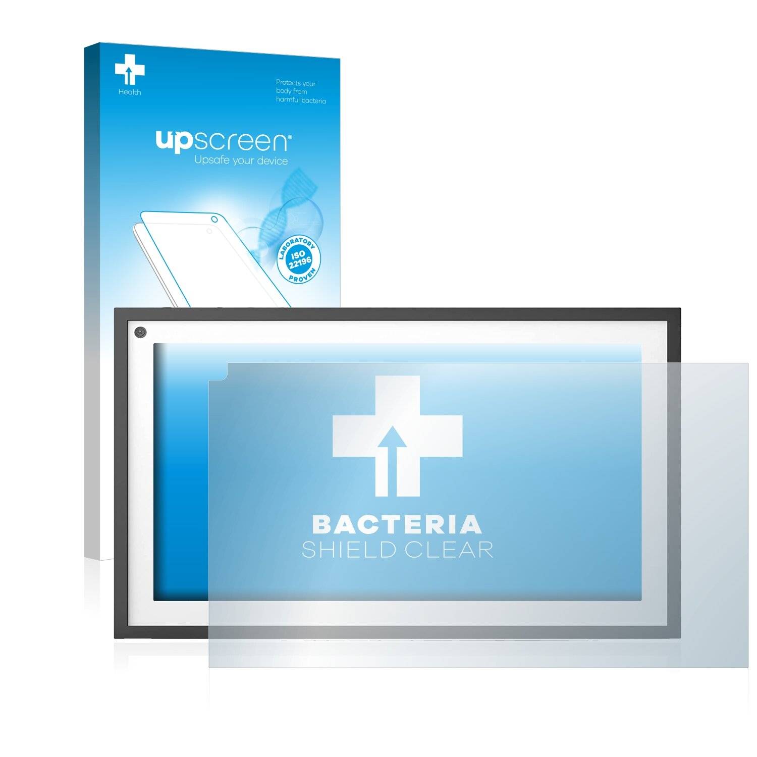 upscreen Bacteria Shield Clear Premium Antibakterielle Displayschutzfolie für Amazon Echo