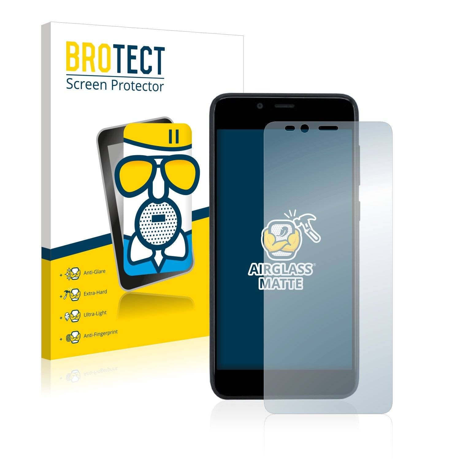 BROTECT AirGlass Matte Schutzglas Folie für Lenovo