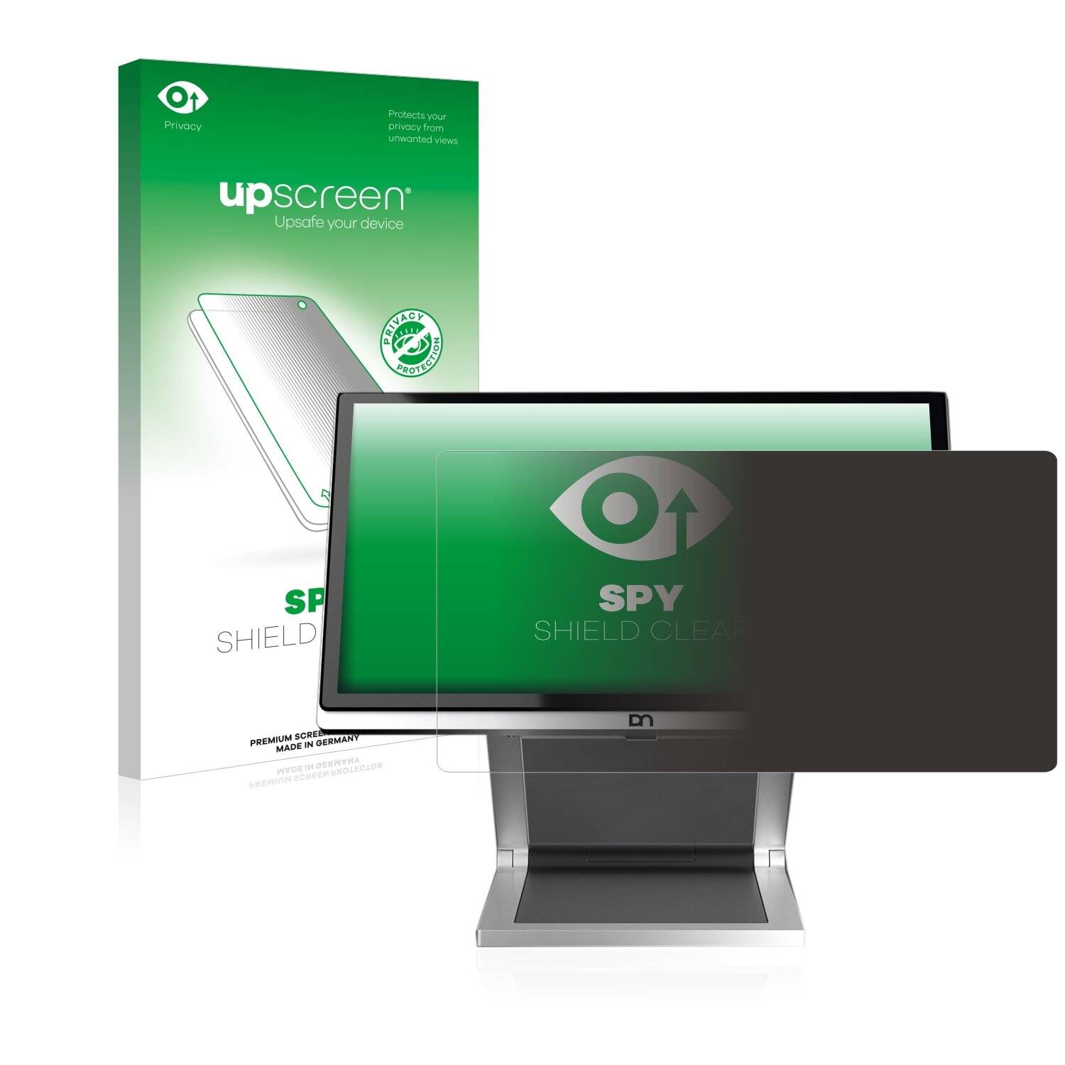 upscreen Spy Shield Clear Premium Blickschutzfolie für Diebold Nixdorf