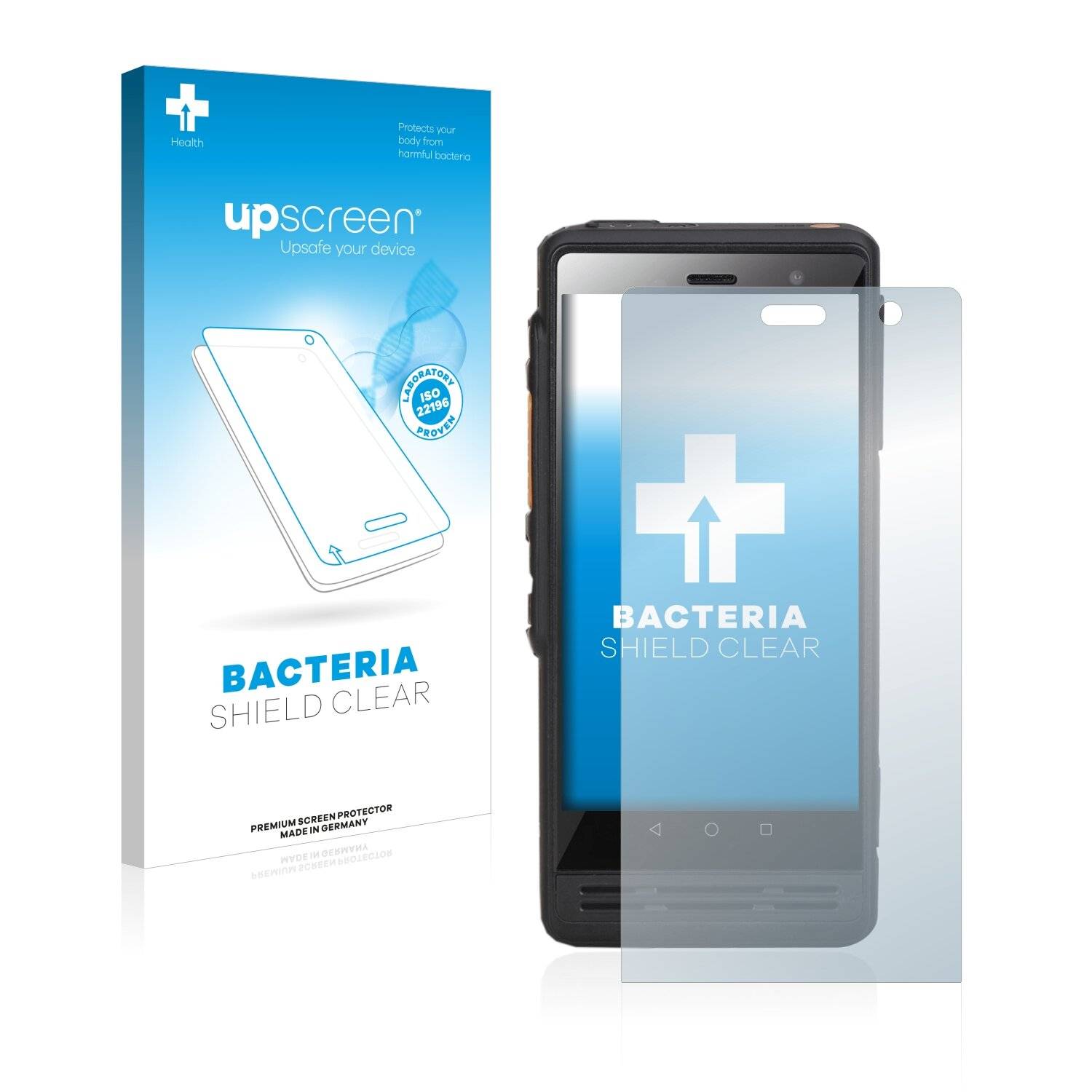 upscreen Bacteria Shield Clear Premium Antibakterielle Displayschutzfolie für Inrico S