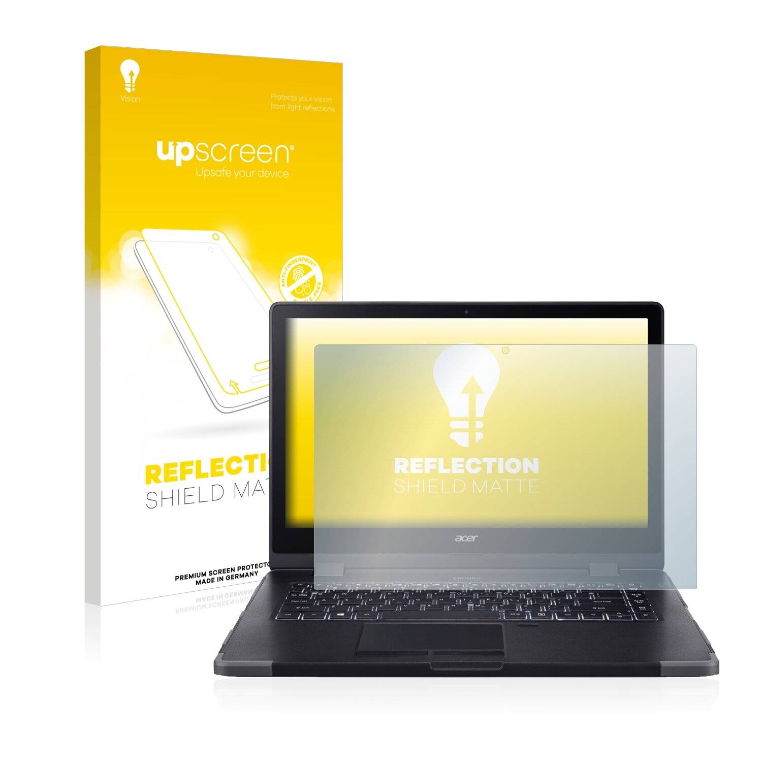 upscreen Reflection Shield Matte Premium Displayschutzfolie für Acer Enduro Urban