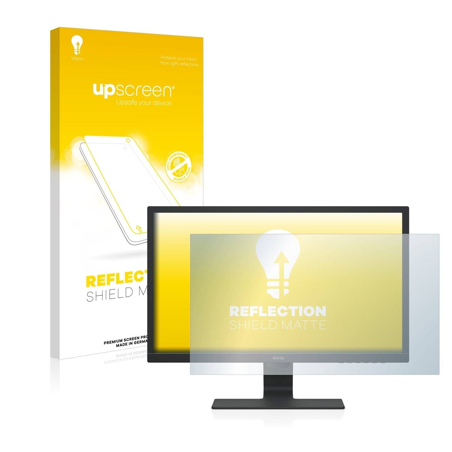 upscreen Reflection Shield Matte Premium Displayschutzfolie für BenQ
