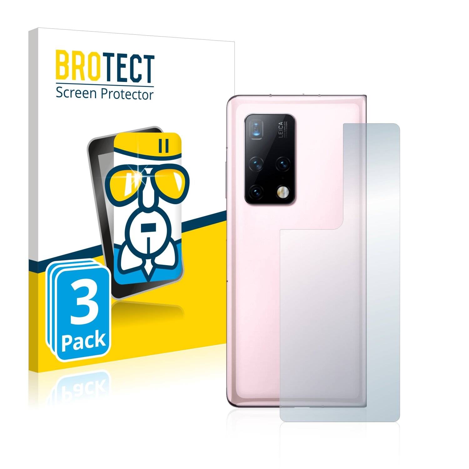 3x BROTECT AirGlass Schutzglas Folie für Huawei Mate X2