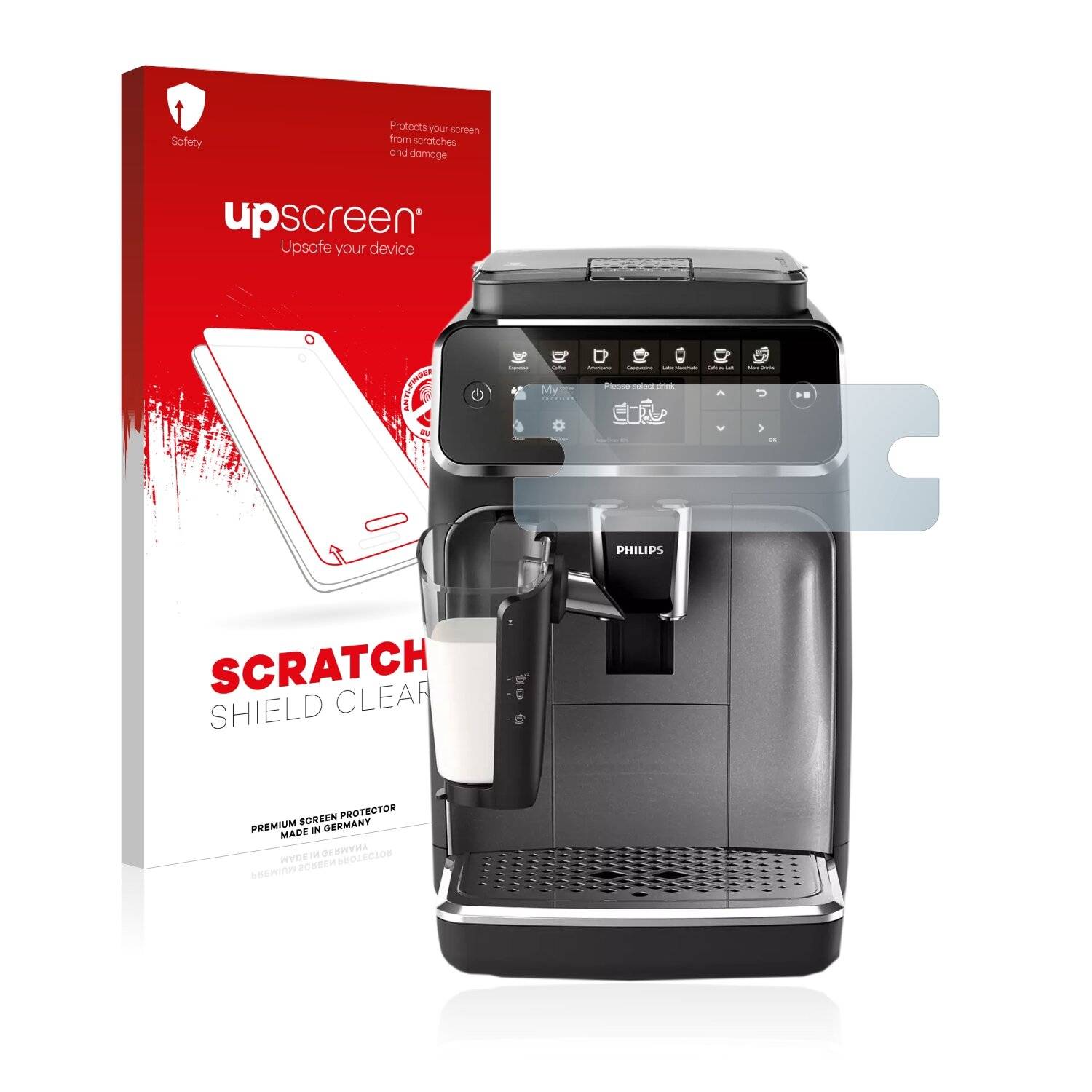 upscreen Scratch Shield Clear Premium Displayschutzfolie für Philips 4300