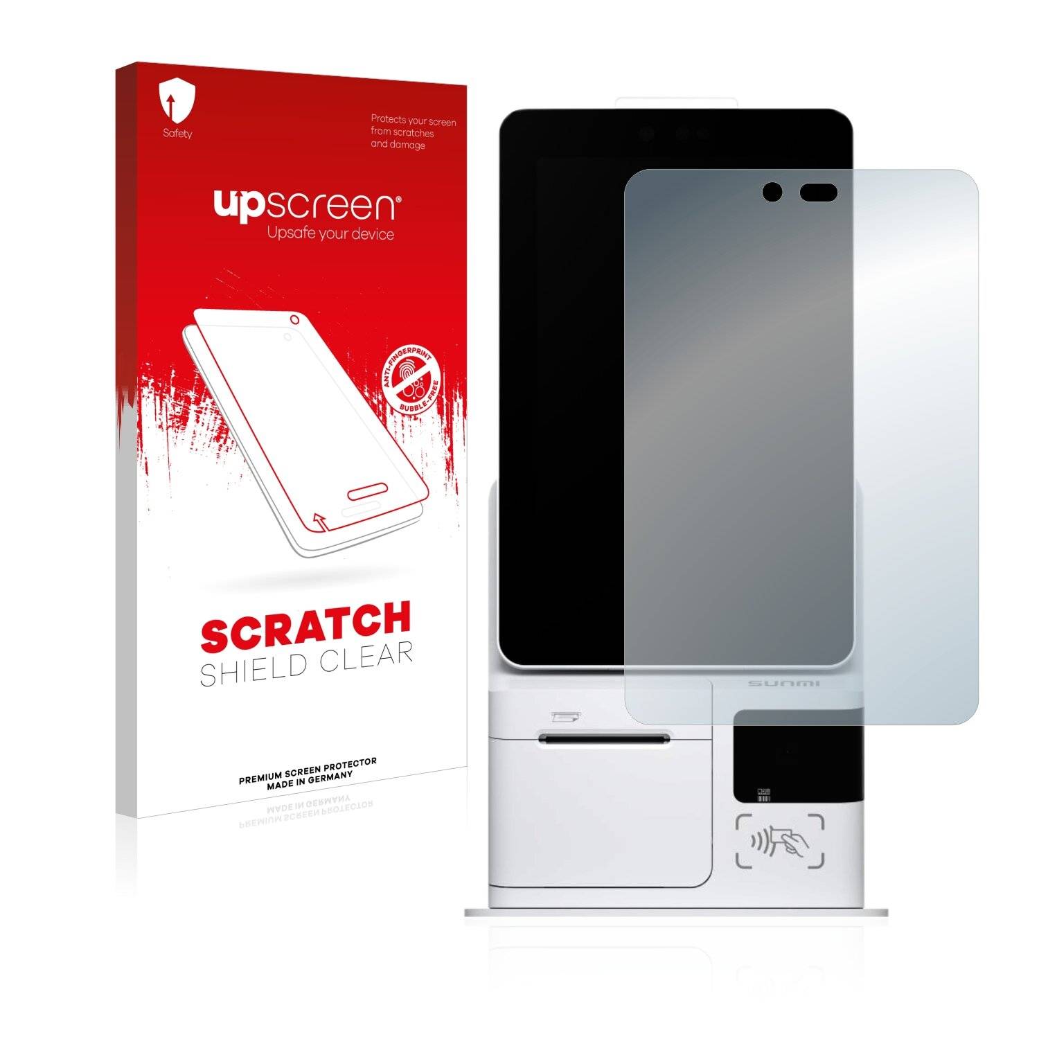 upscreen Scratch Shield Clear Premium Displayschutzfolie für Sunmi K2