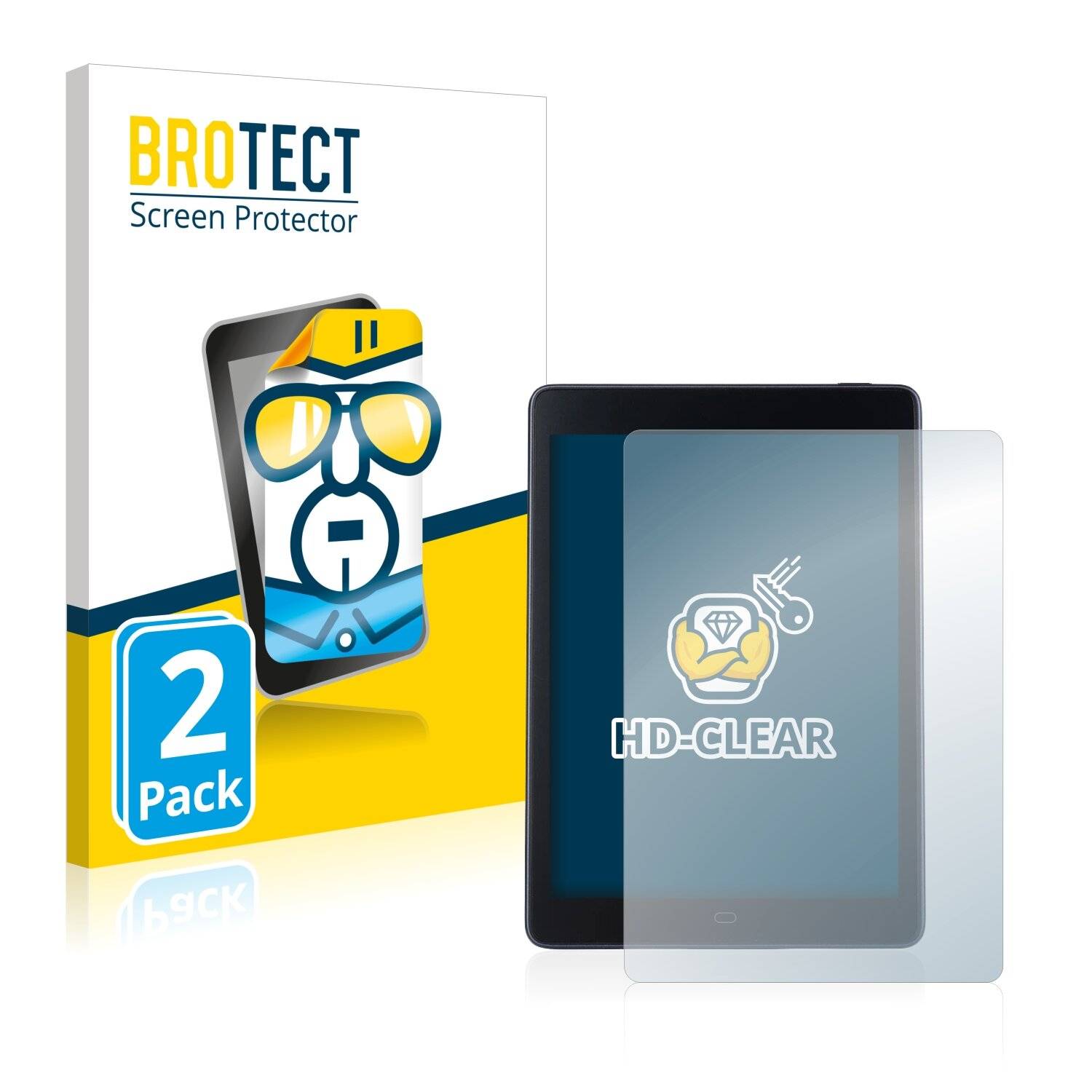 2x BROTECT HD-Clear Displayschutzfolie für Boyue Likebook