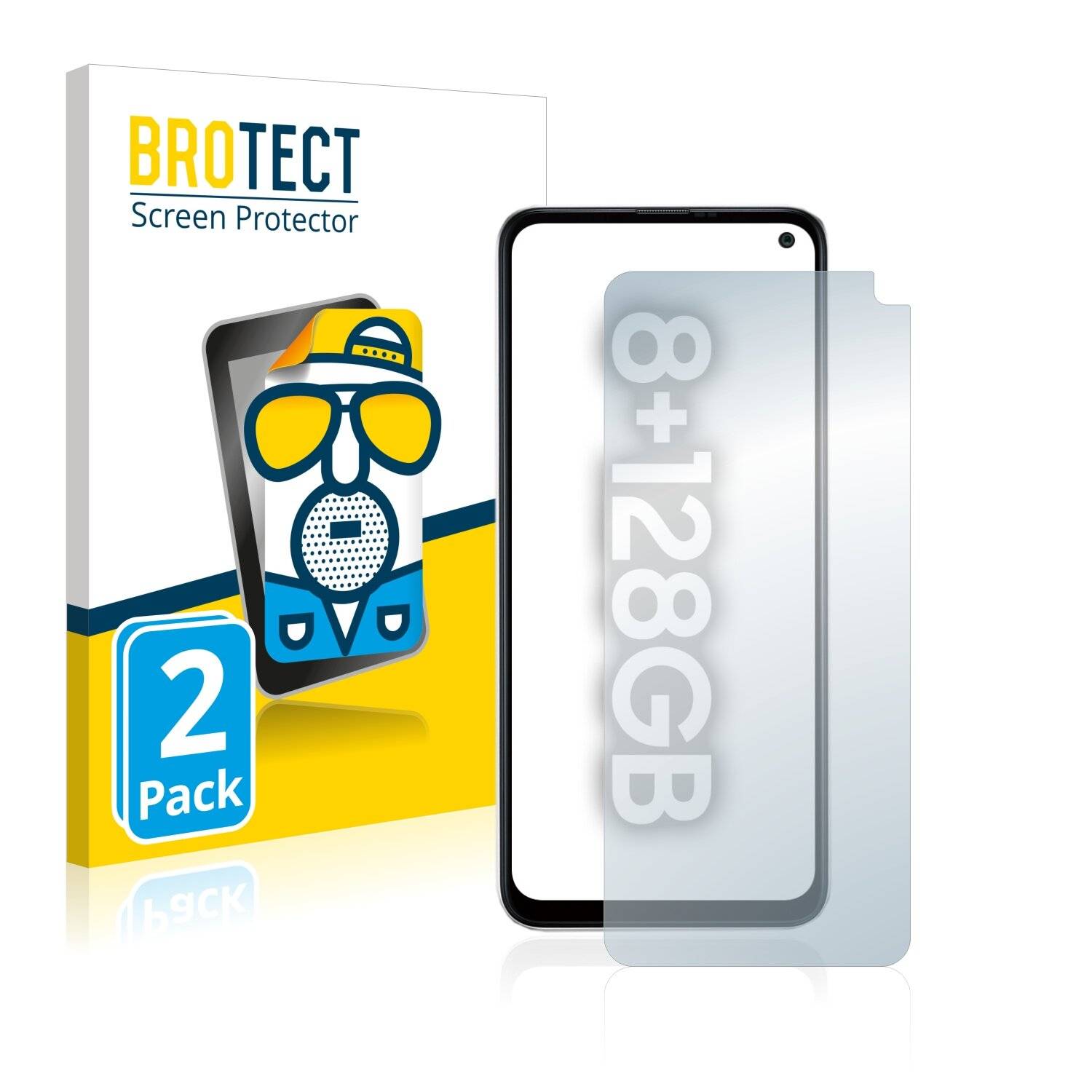 2x BROTECT Matte Displayschutzfolie für Tecno Spark 7 Pro - Entspiegelt,
