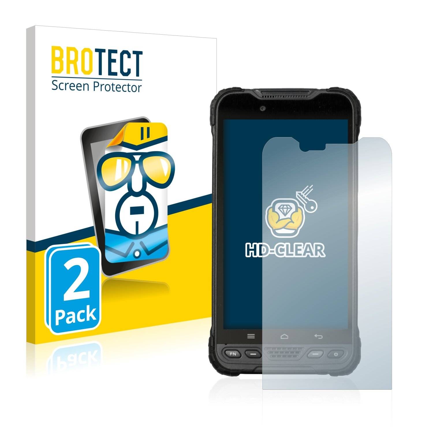 2x BROTECT HD-Clear Displayschutzfolie für UniStrong UT10