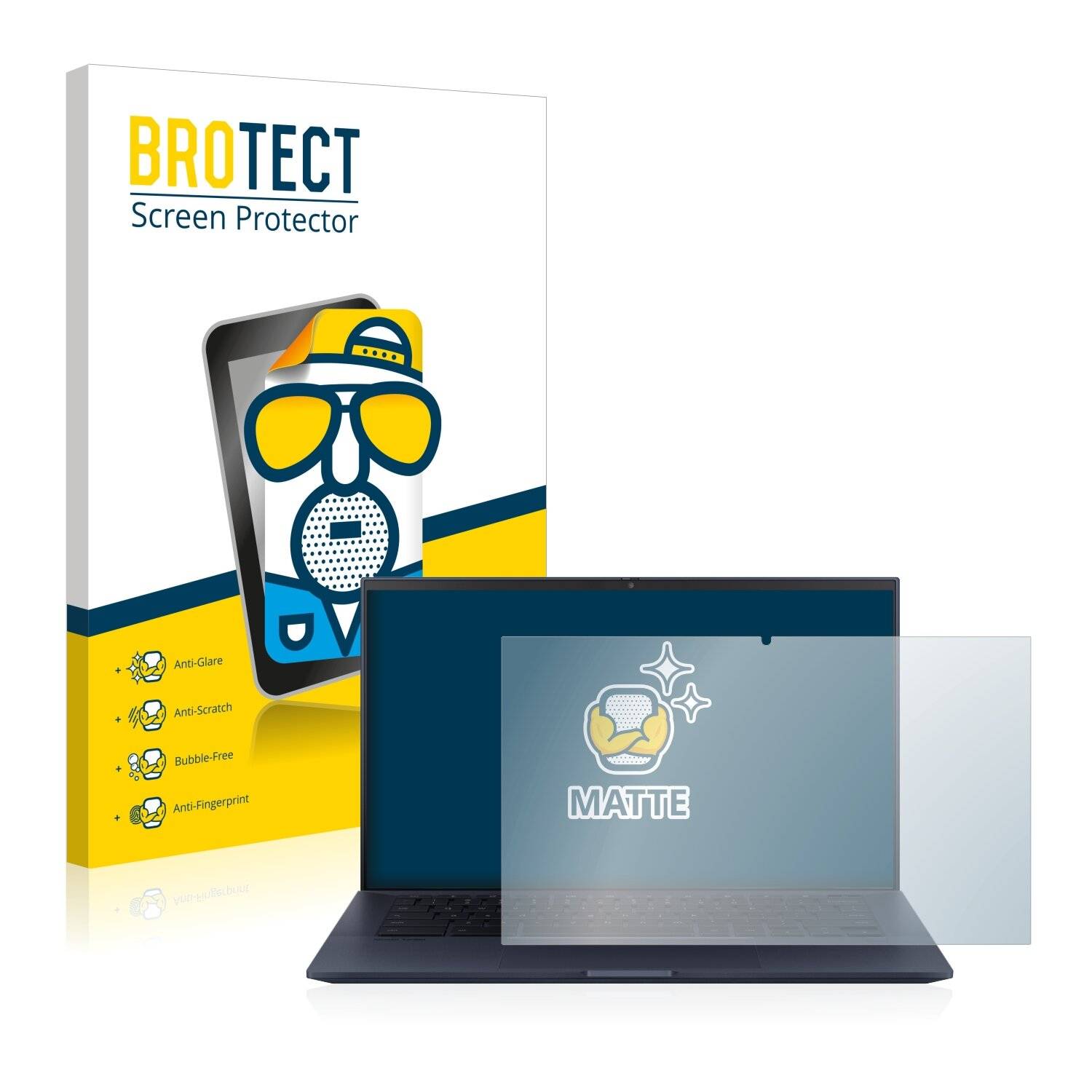 BROTECT Matte Displayschutzfolie für Asus Chromebook CX9 - Entspiegelt,