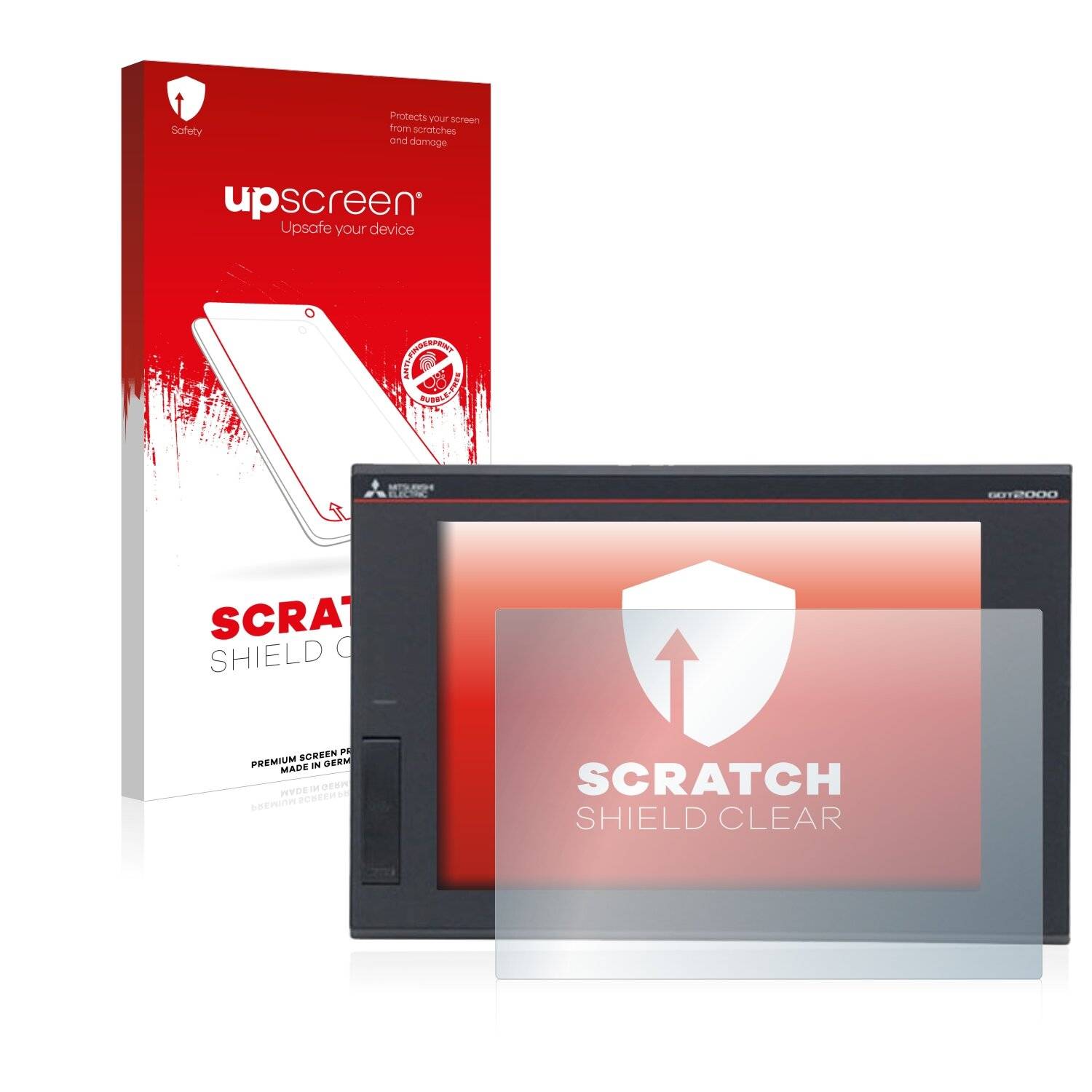 upscreen Scratch Shield Clear Premium Displayschutzfolie für Mitsubishi GOT 2000