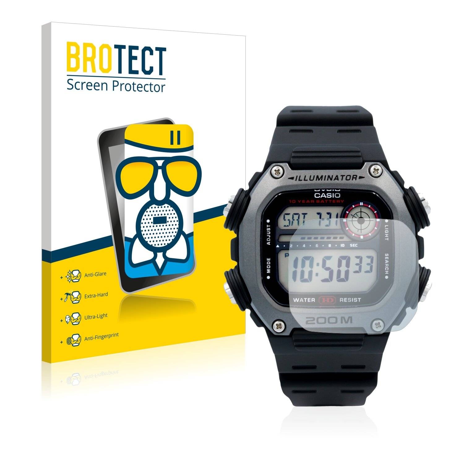 BROTECT AirGlass Matte Schutzglas Folie für Casio