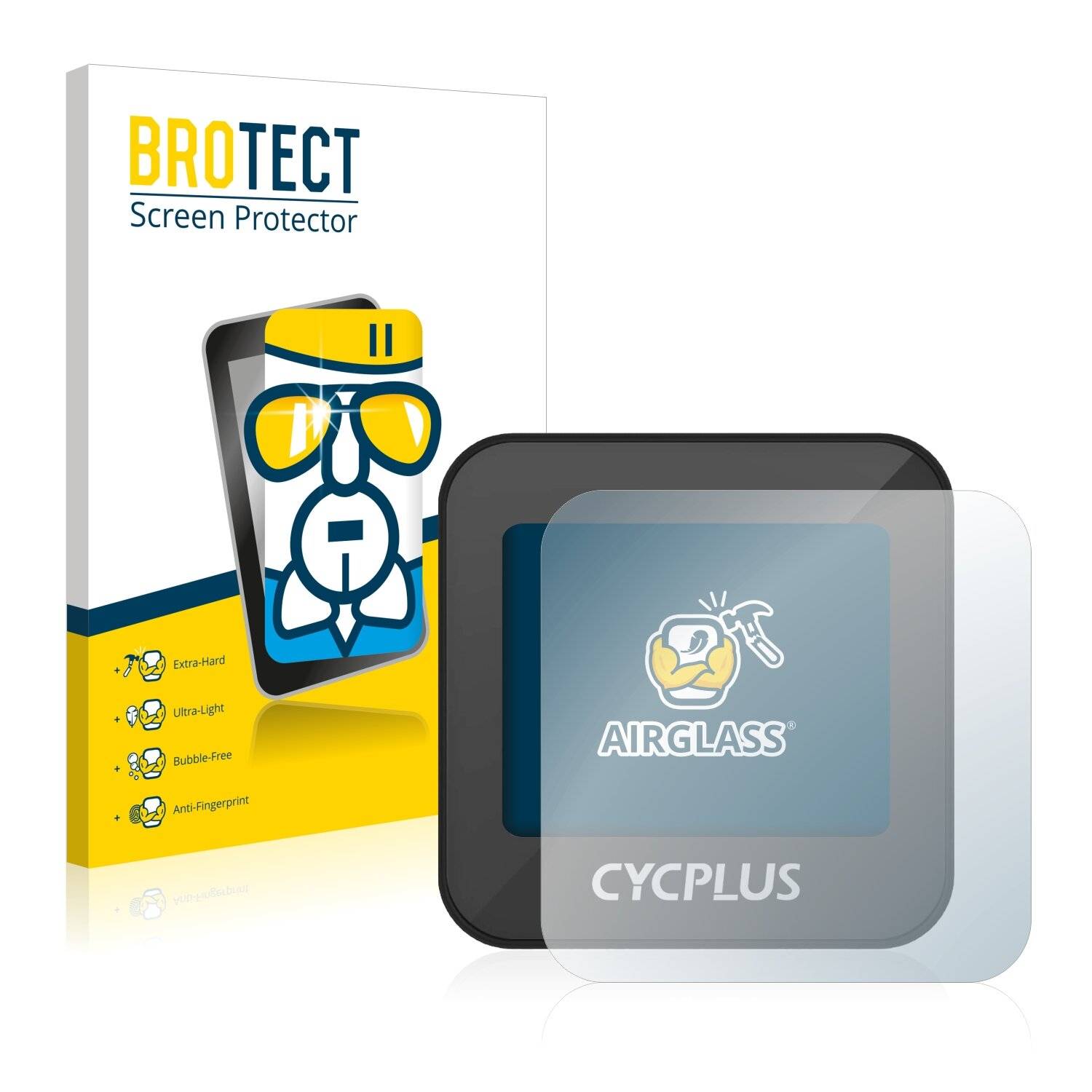 BROTECT AirGlass Schutzglas Folie für Cycplus G1