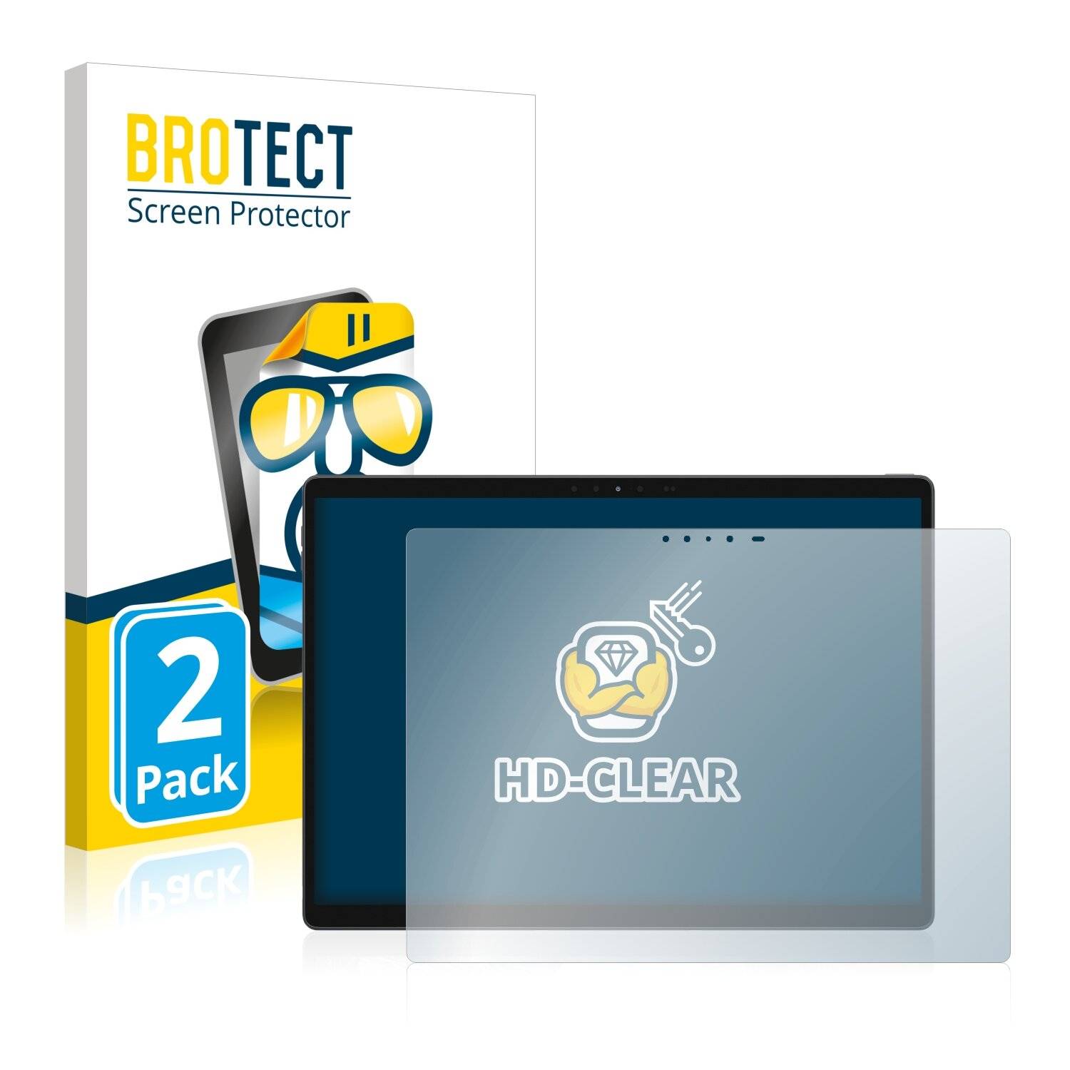 2x BROTECT HD-Clear Displayschutzfolie für Dell Latitude 7320