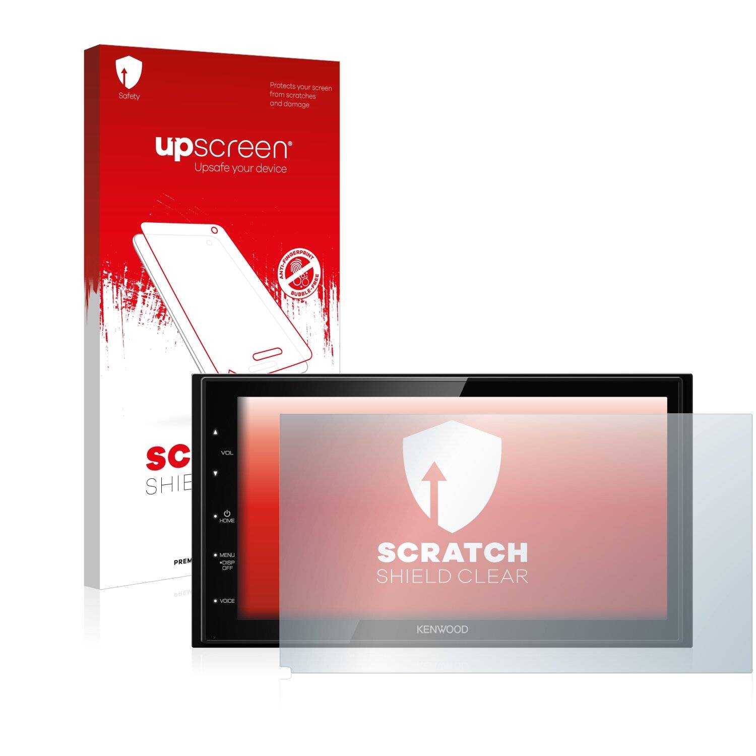 upscreen Scratch Shield Clear Premium Displayschutzfolie für Kenwood
