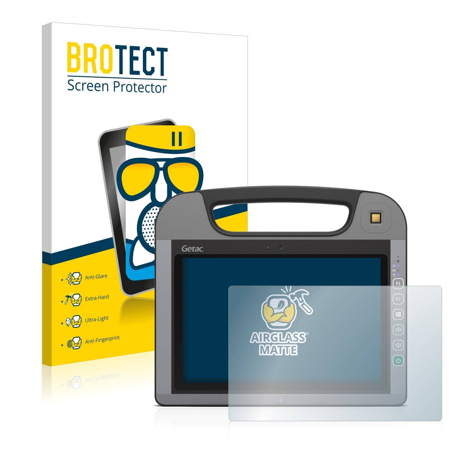 BROTECT AirGlass Matte Schutzglas Folie für Getac