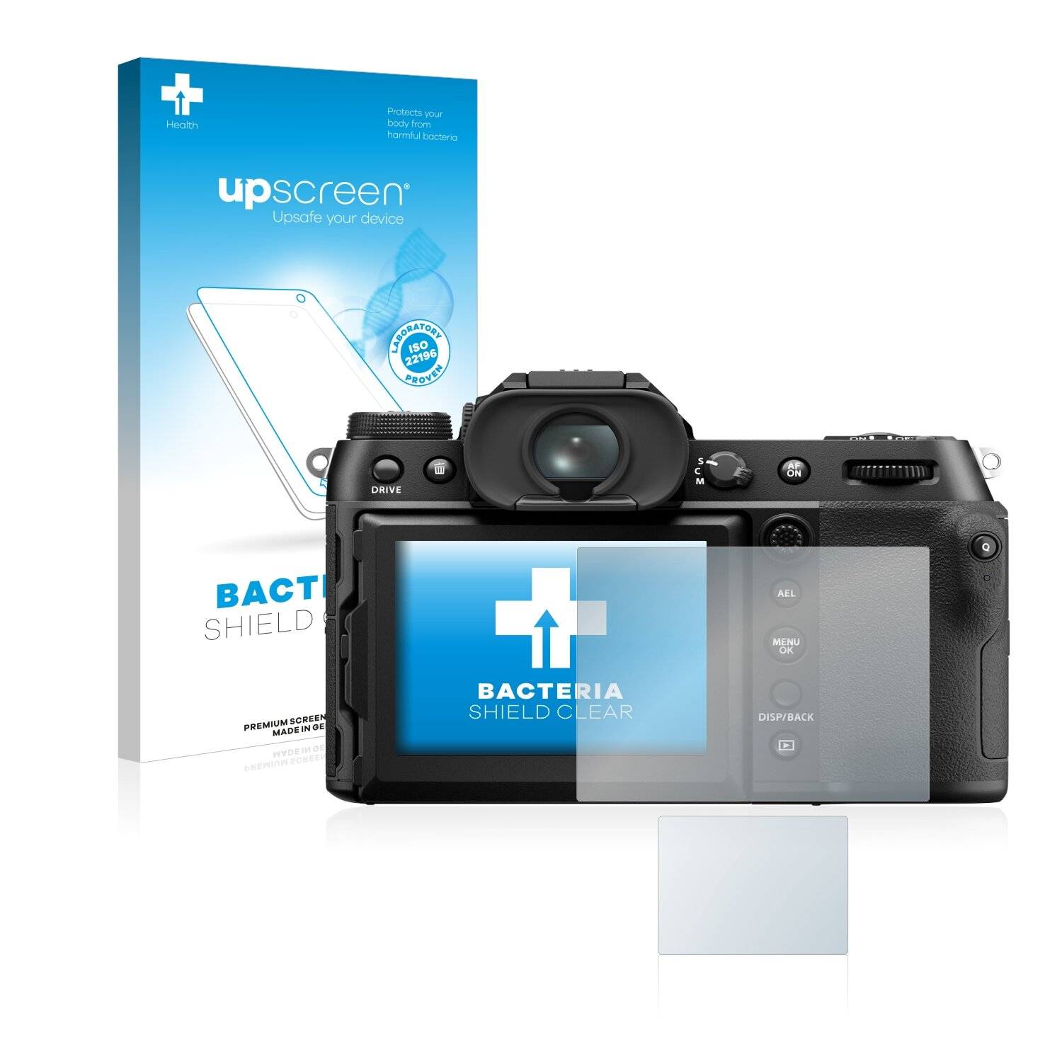upscreen Bacteria Shield Clear Premium Antibakterielle Displayschutzfolie für Fujifilm