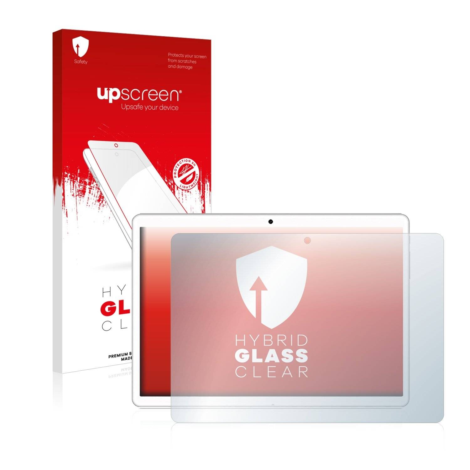 upscreen Hybrid Glass Clear Premium Schutzglas Folie für Goodtel