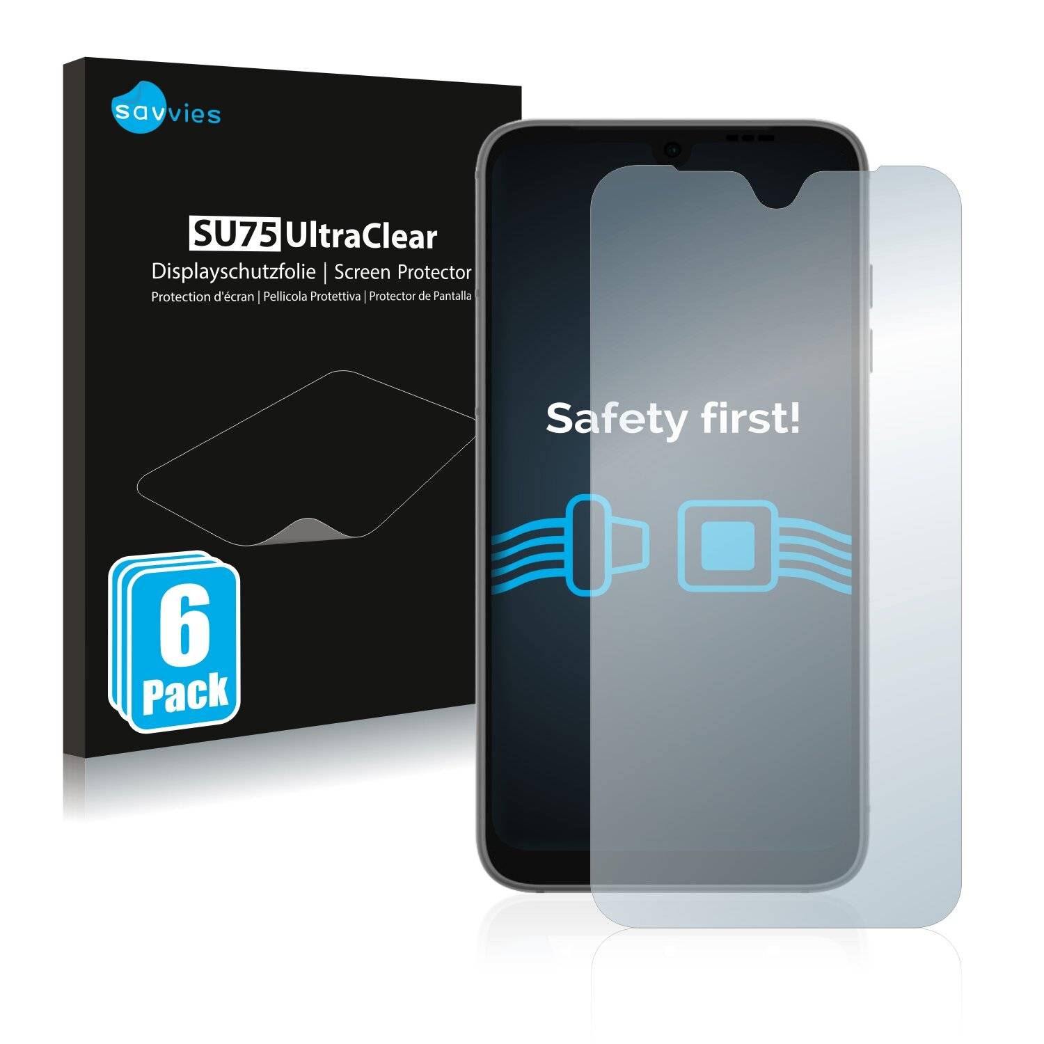 6x Savvies SU75 Displayschutzfolie für Fairphone