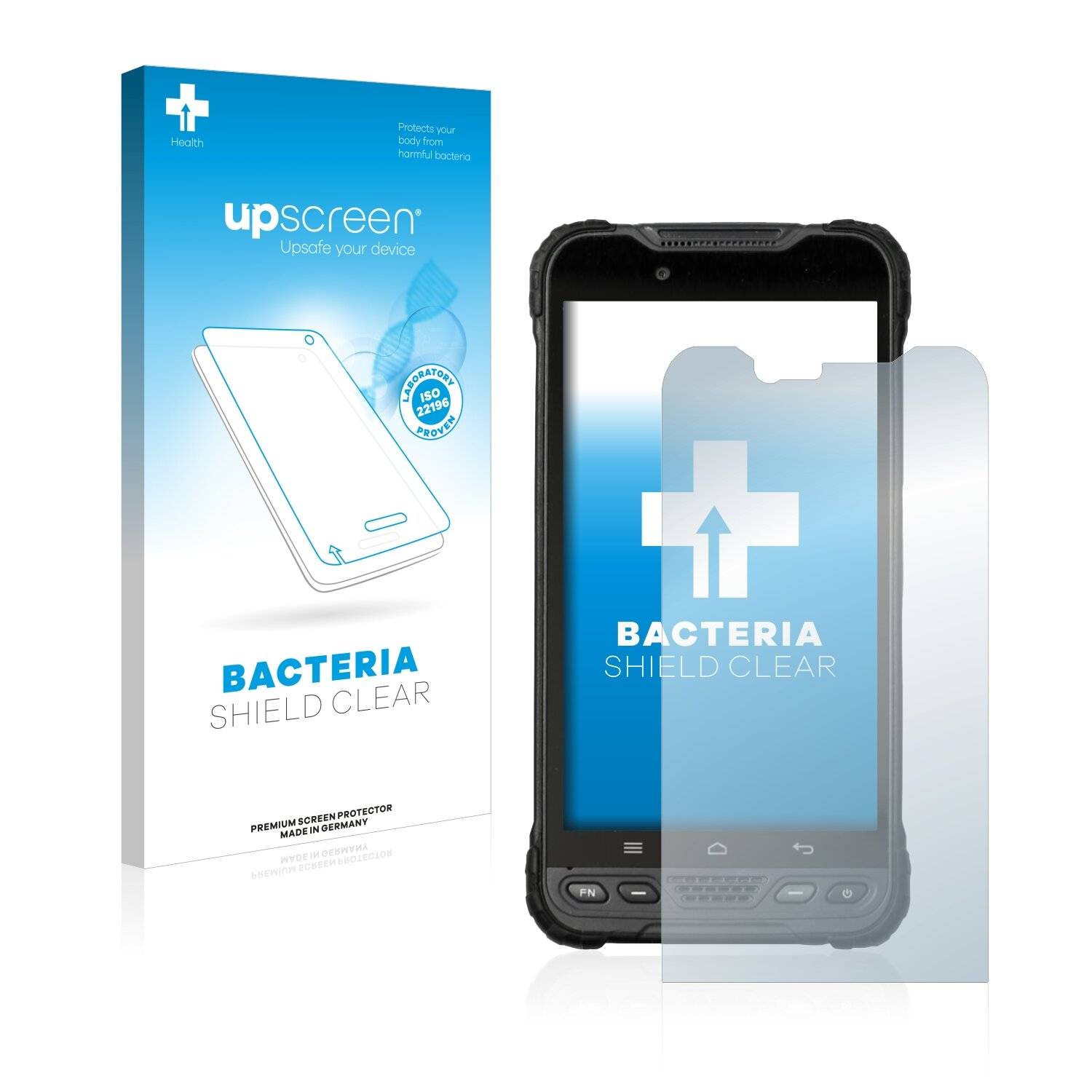 upscreen Bacteria Shield Clear Premium Antibakterielle Displayschutzfolie für UniStrong UT10