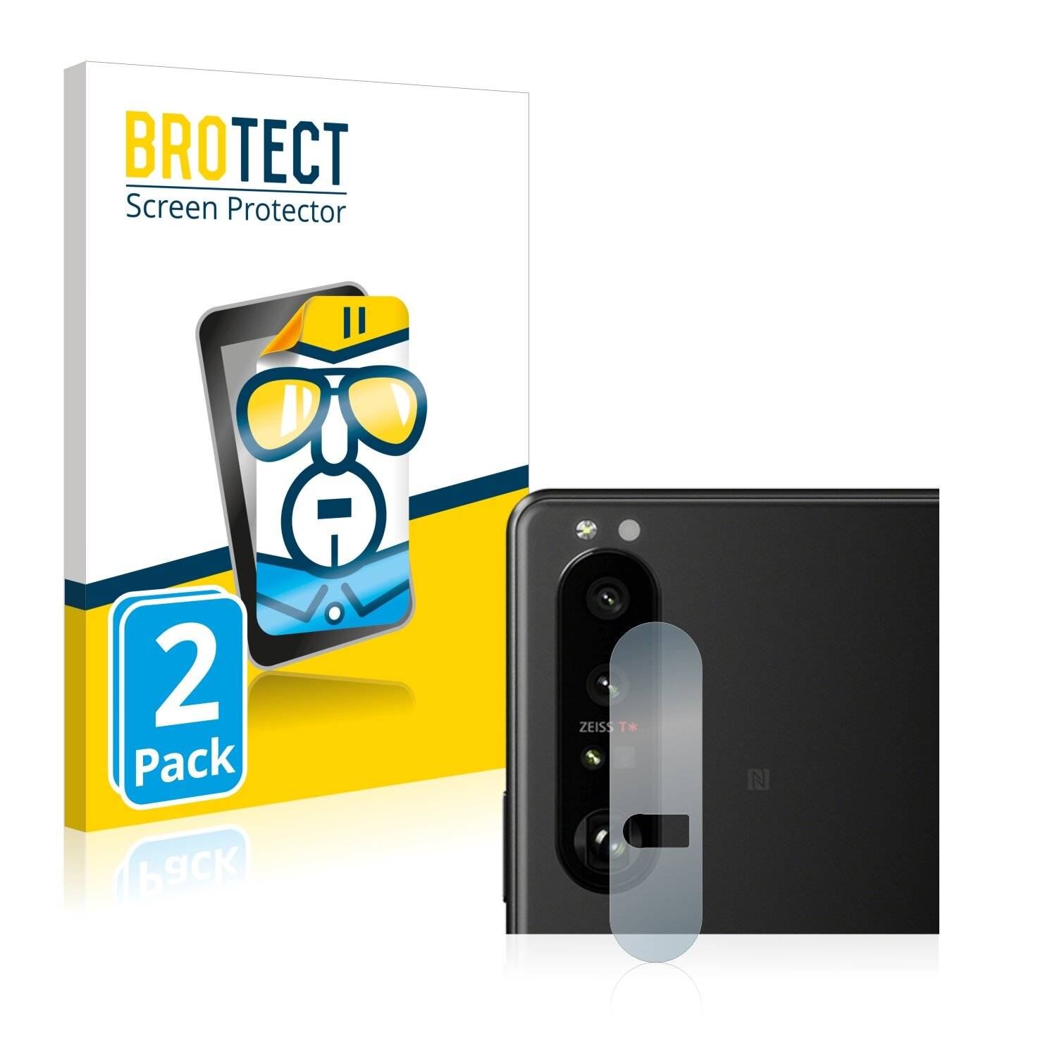 2x BROTECT HD-Clear Displayschutzfolie für Sony Xperia 1 III (NUR