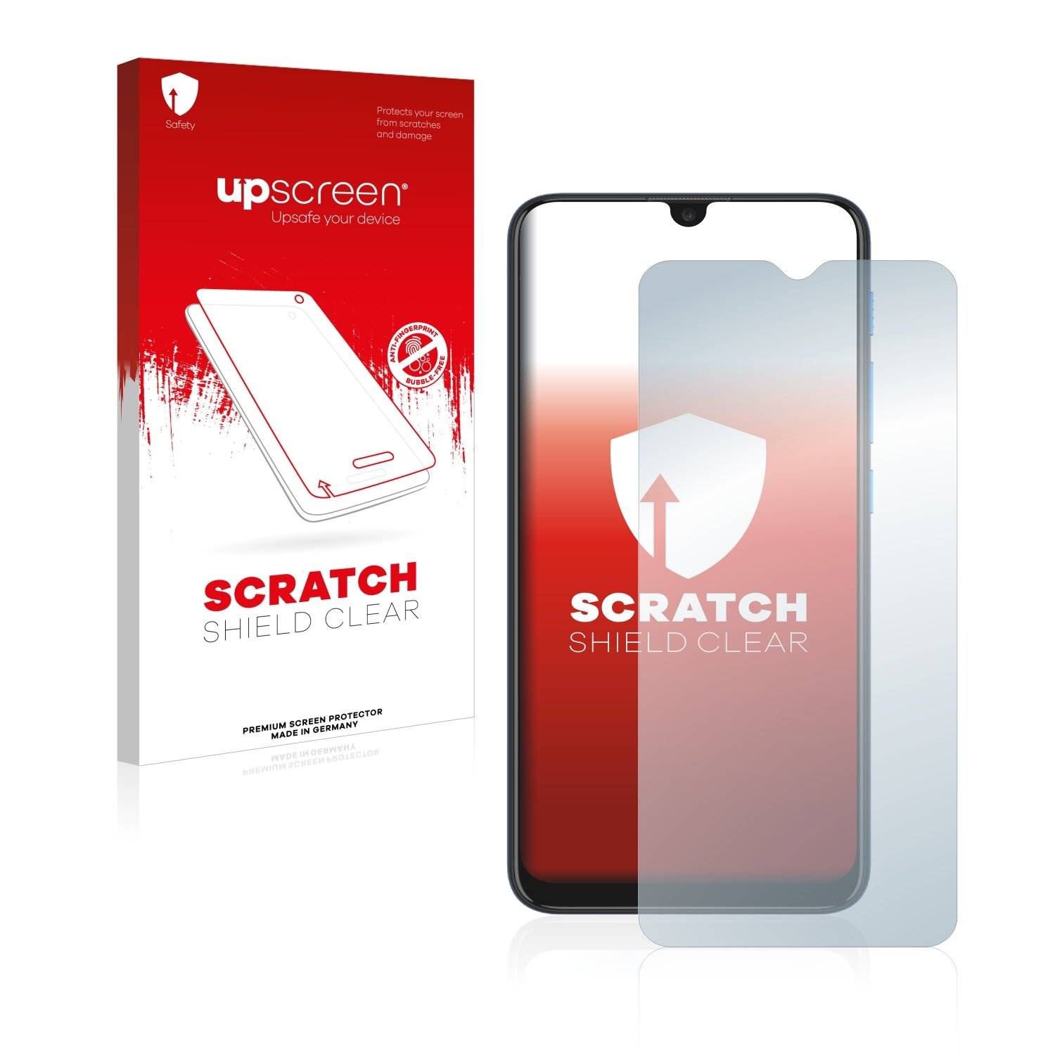 upscreen Scratch Shield Clear Premium Displayschutzfolie für Motorola Moto E7i