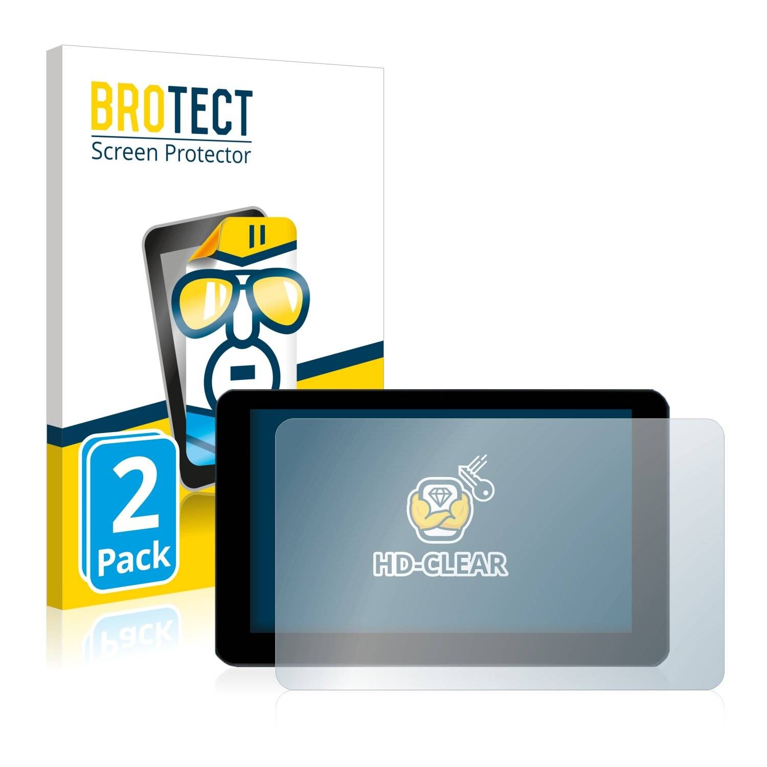 2x BROTECT HD-Clear Displayschutzfolie für Zontes 310V