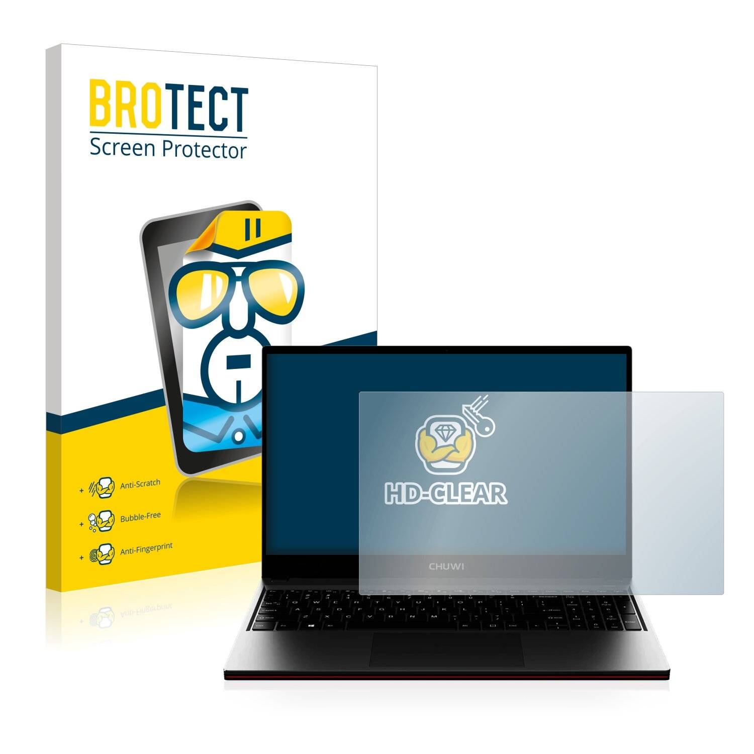 BROTECT HD-Clear Displayschutzfolie für Chuwi CoreBook
