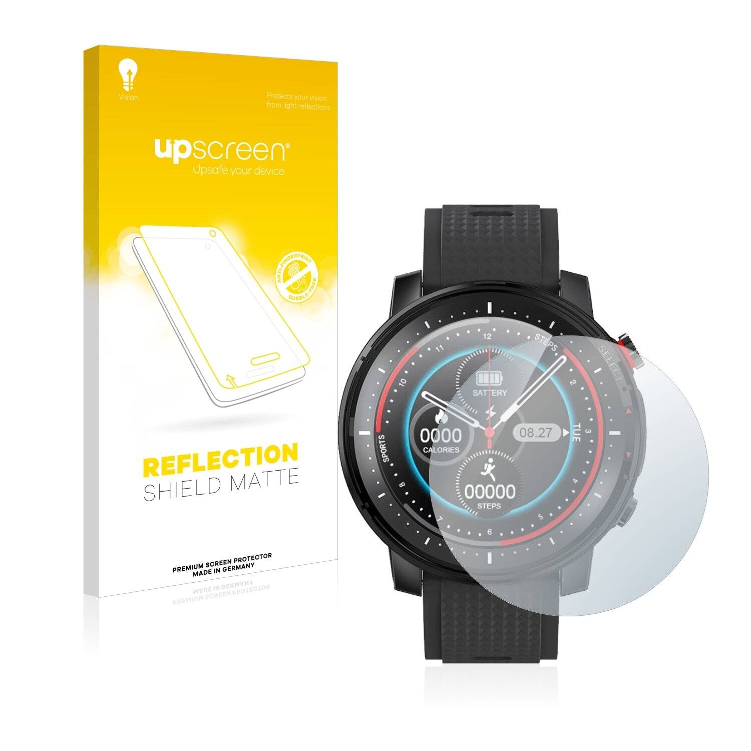 upscreen Reflection Shield Matte Premium Displayschutzfolie für Levowatch