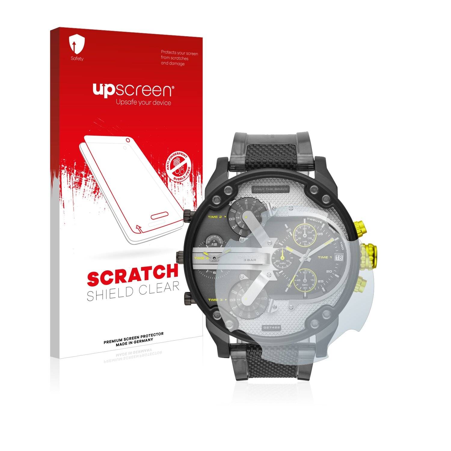 upscreen Scratch Shield Clear Premium Displayschutzfolie für Diesel DZ7422 Mr. Daddy