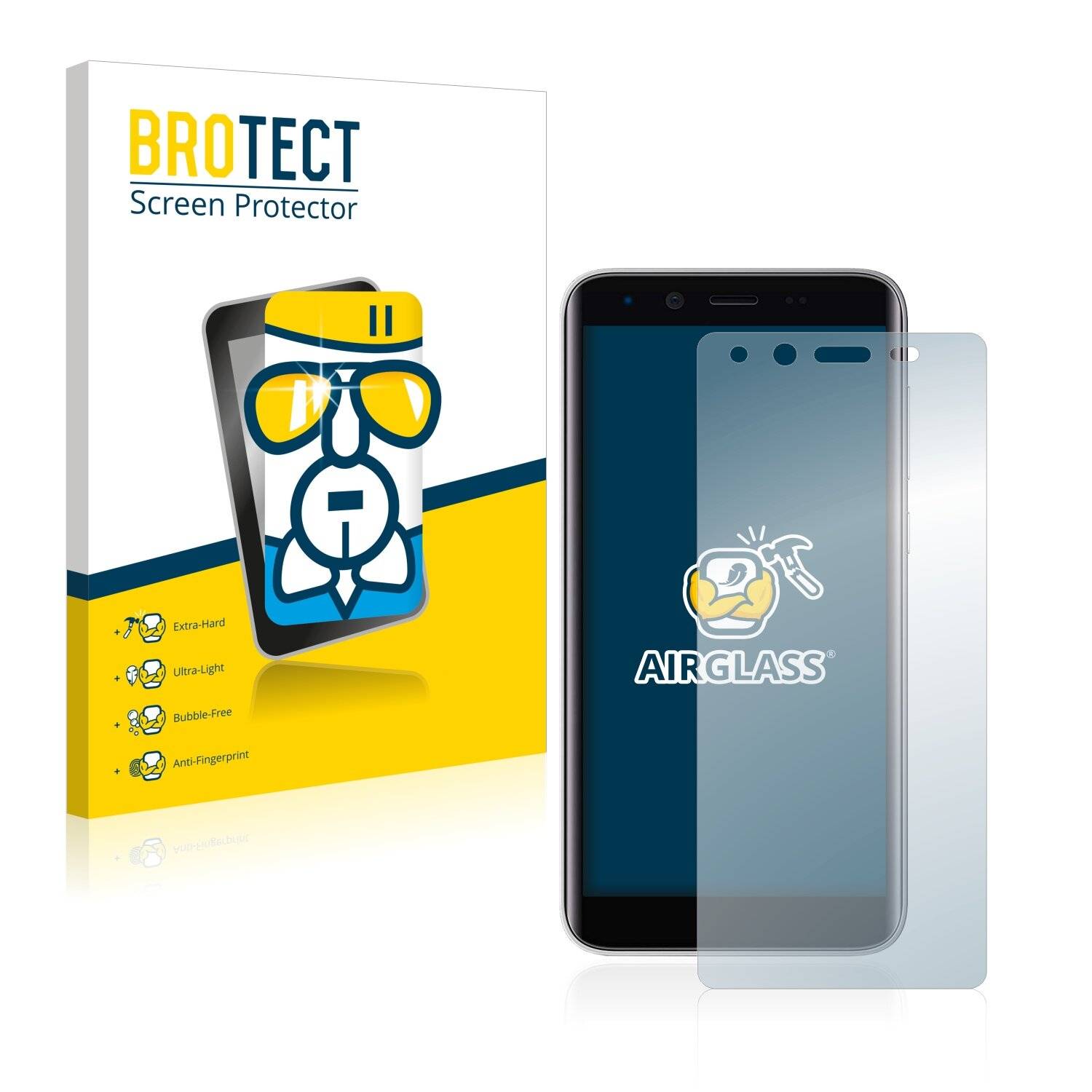 BROTECT AirGlass Schutzglas Folie für Emporia Smart 3