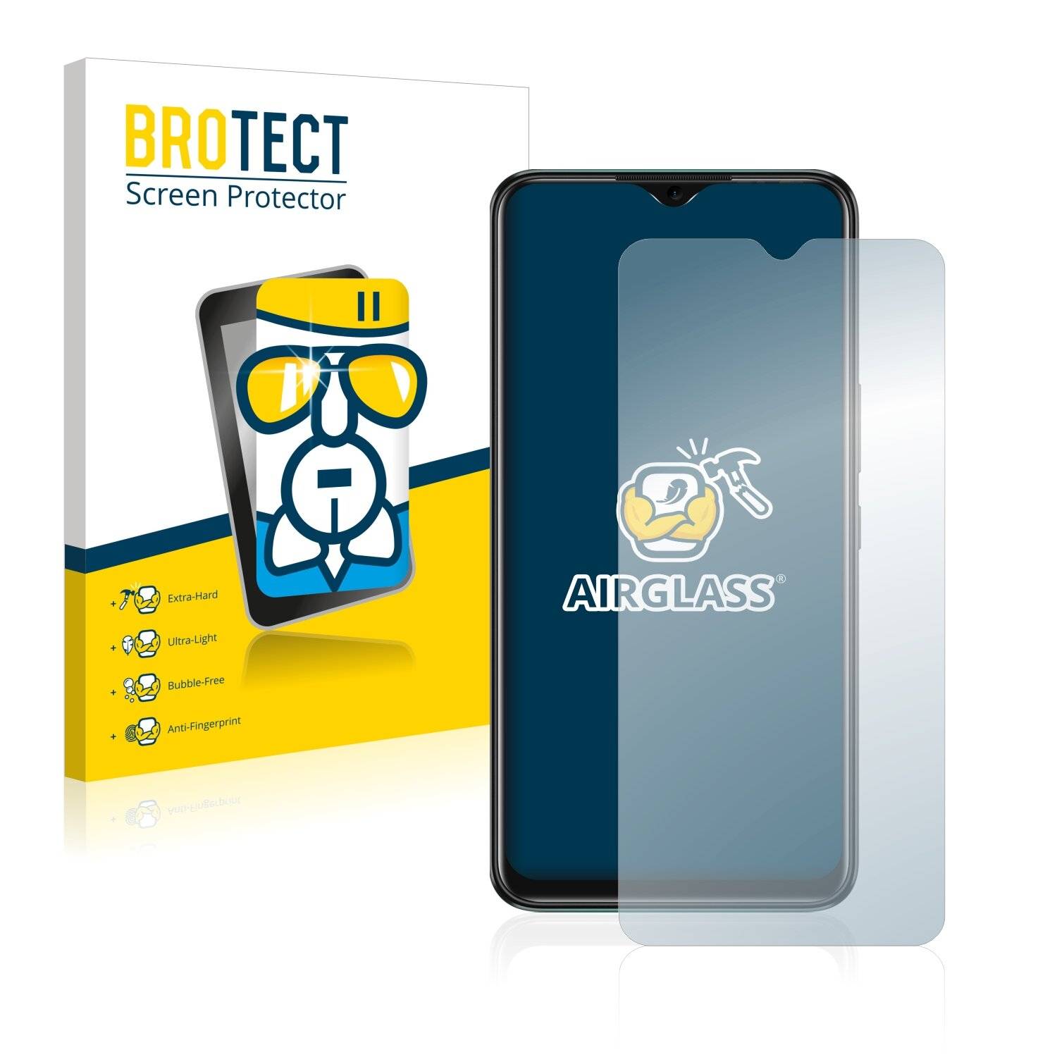 BROTECT AirGlass Schutzglas Folie für Infinix Hot