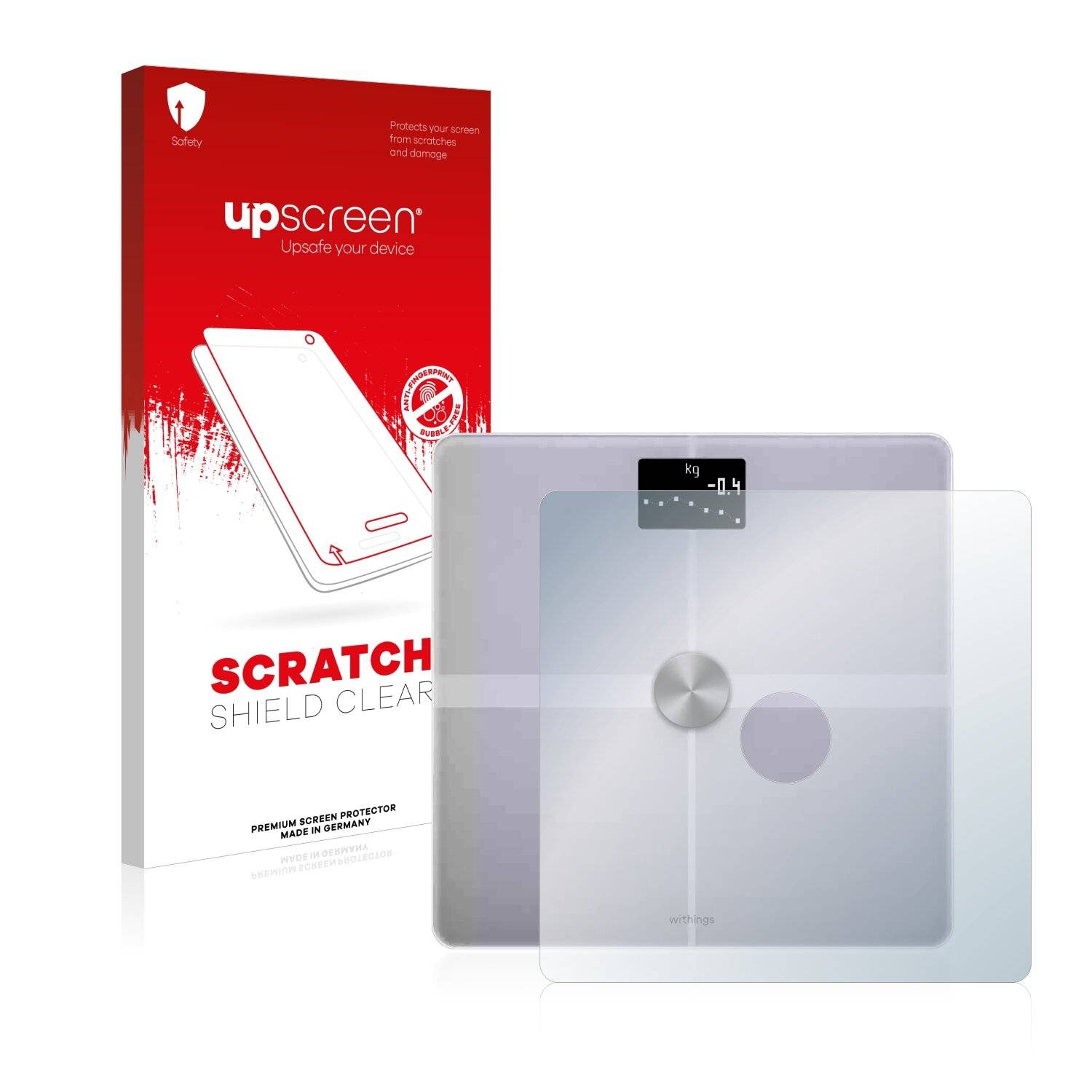upscreen Scratch Shield Clear Premium Displayschutzfolie für Withings