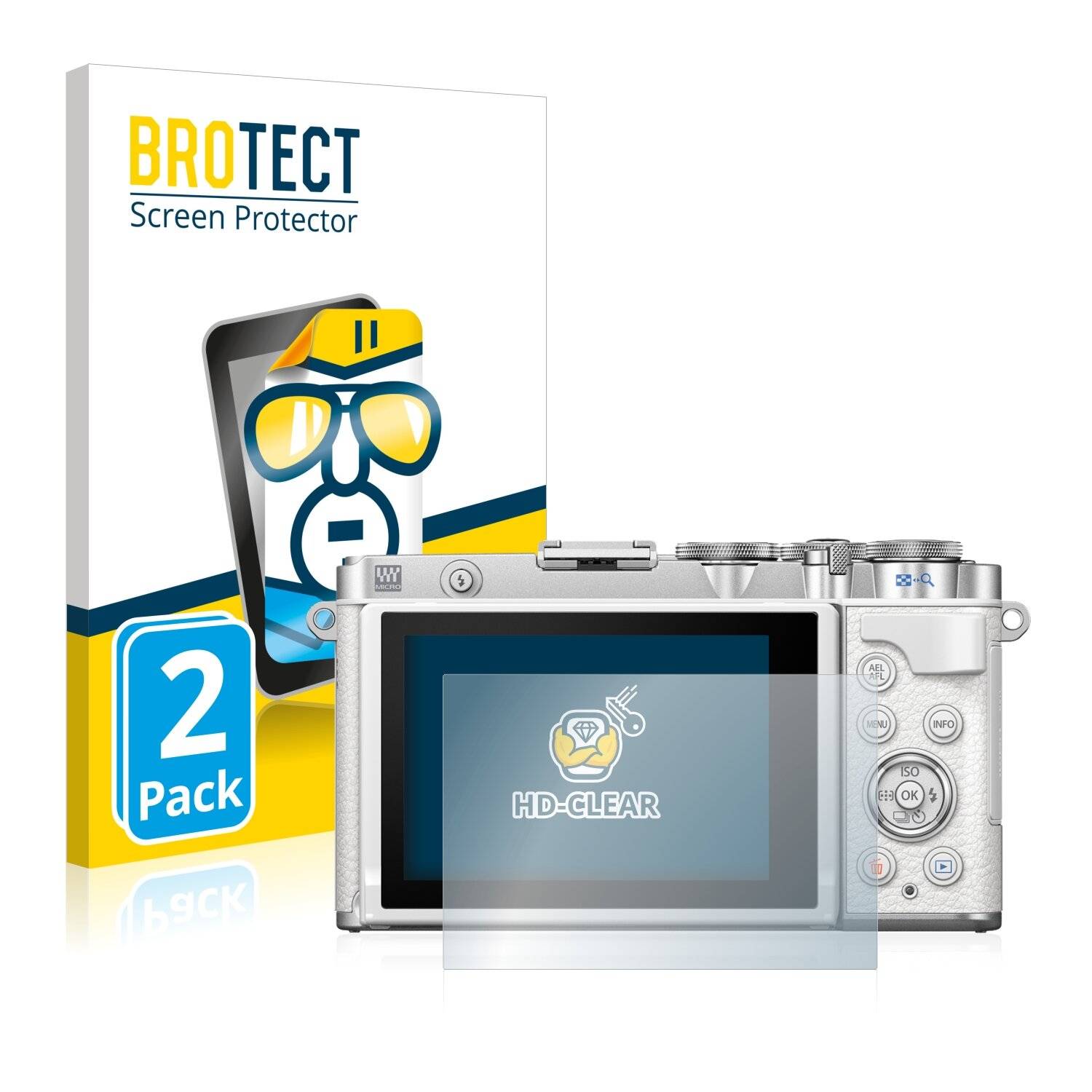 2x BROTECT HD-Clear Displayschutzfolie für Olympus PEN