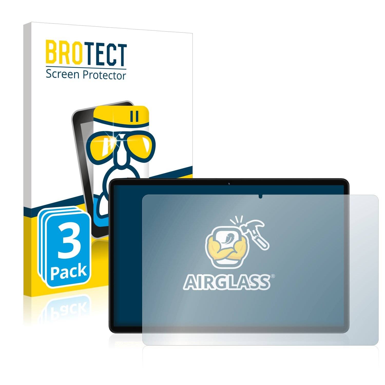 3x BROTECT AirGlass Schutzglas Folie für Teclast