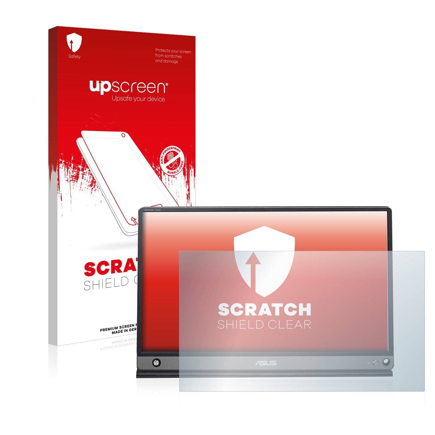 upscreen Scratch Shield Clear Premium Displayschutzfolie für Asus ZenScreen