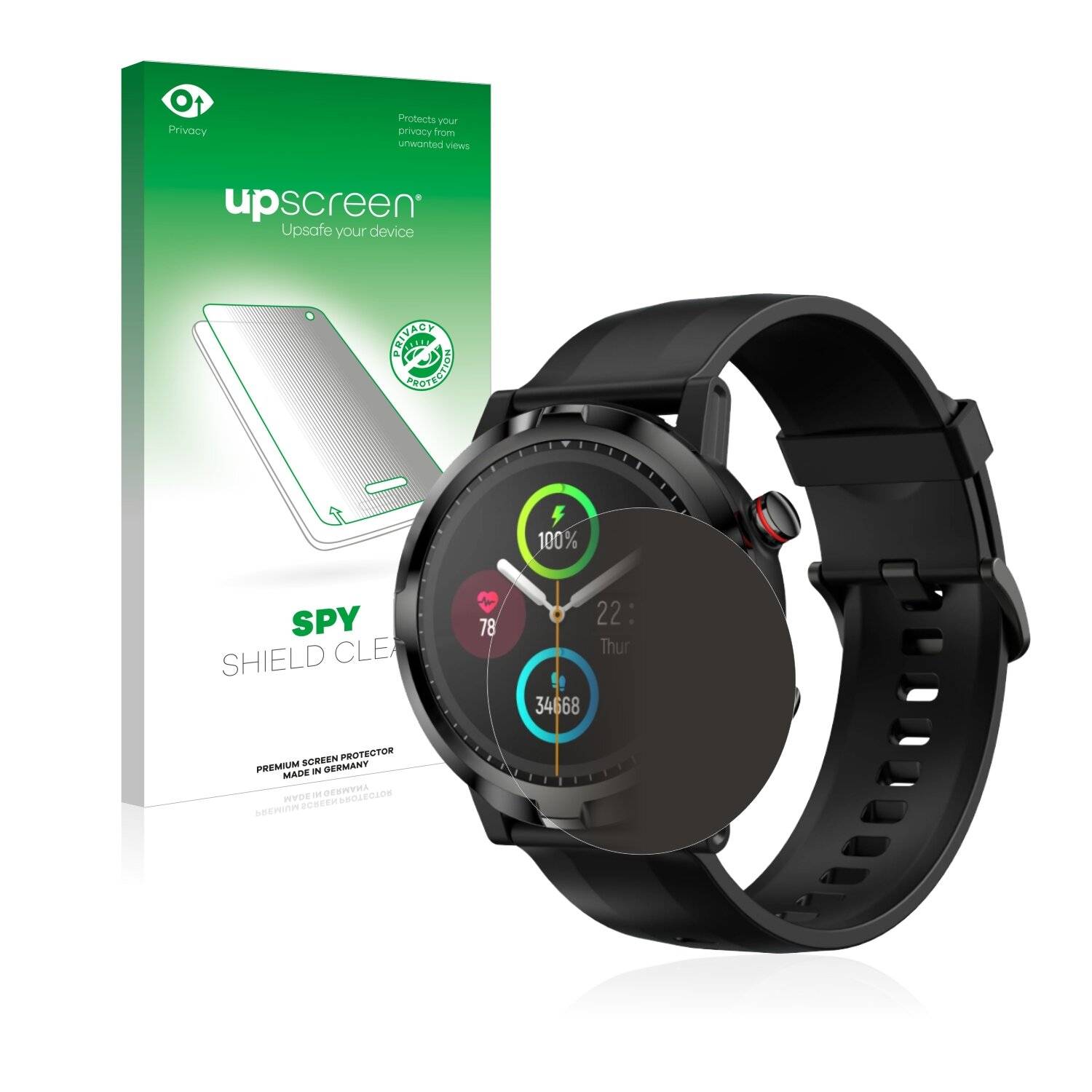 upscreen Spy Shield Clear Premium Blickschutzfolie für Xiaomi Haylou