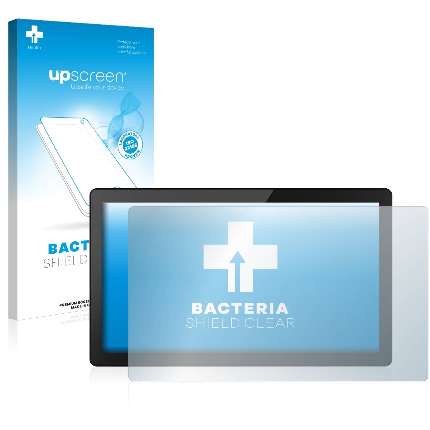 upscreen Bacteria Shield Clear Premium Antibakterielle Displayschutzfolie für Elo