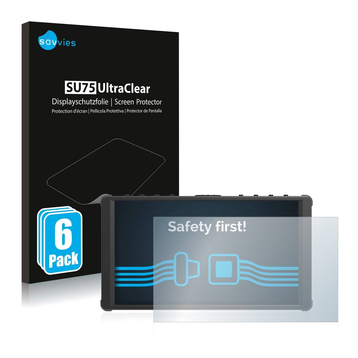 6x Savvies SU75 Displayschutzfolie für Portkeys