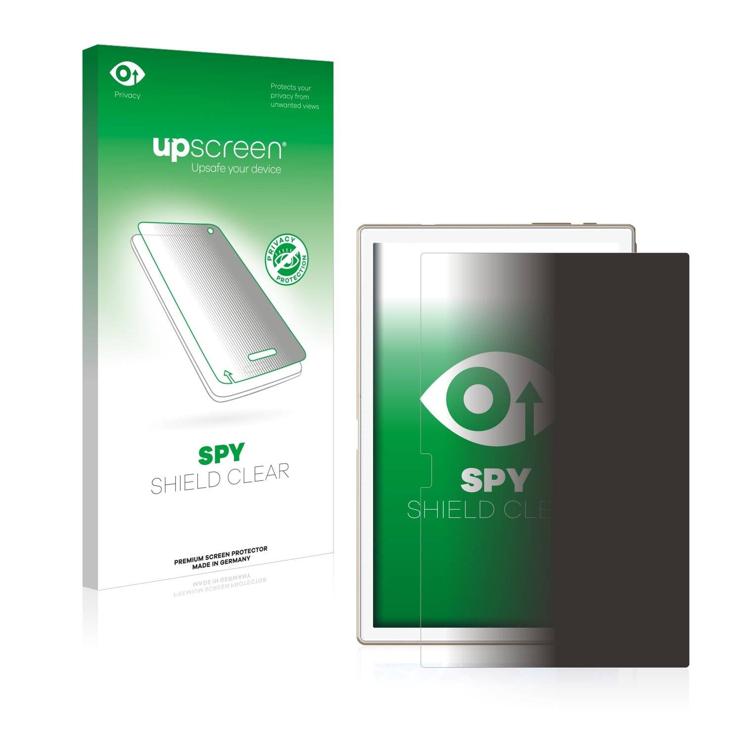 upscreen Spy Shield Clear Premium Blickschutzfolie für Blackview Tab